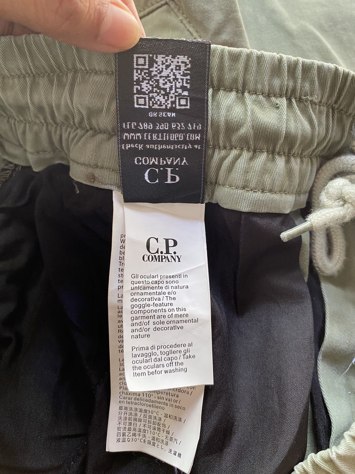 C.P. Company C.P. COMPANY Olive Green Utility Cargo Pants Size US 34 / EU 50 - 9 Thumbnail