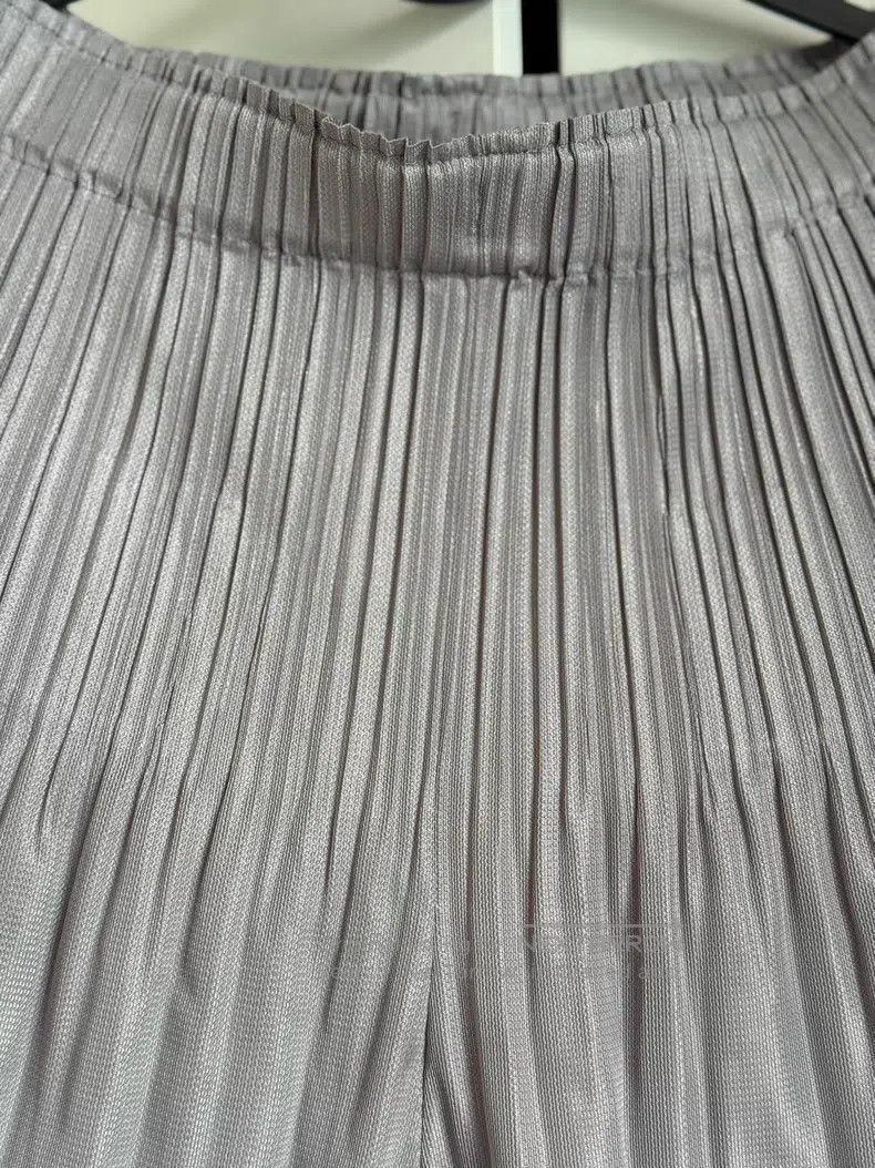 Issey Miyake Issey Miyake Light Gray Pleated Puff Pants Size 25" / US 0 / IT 36 - 5 Thumbnail