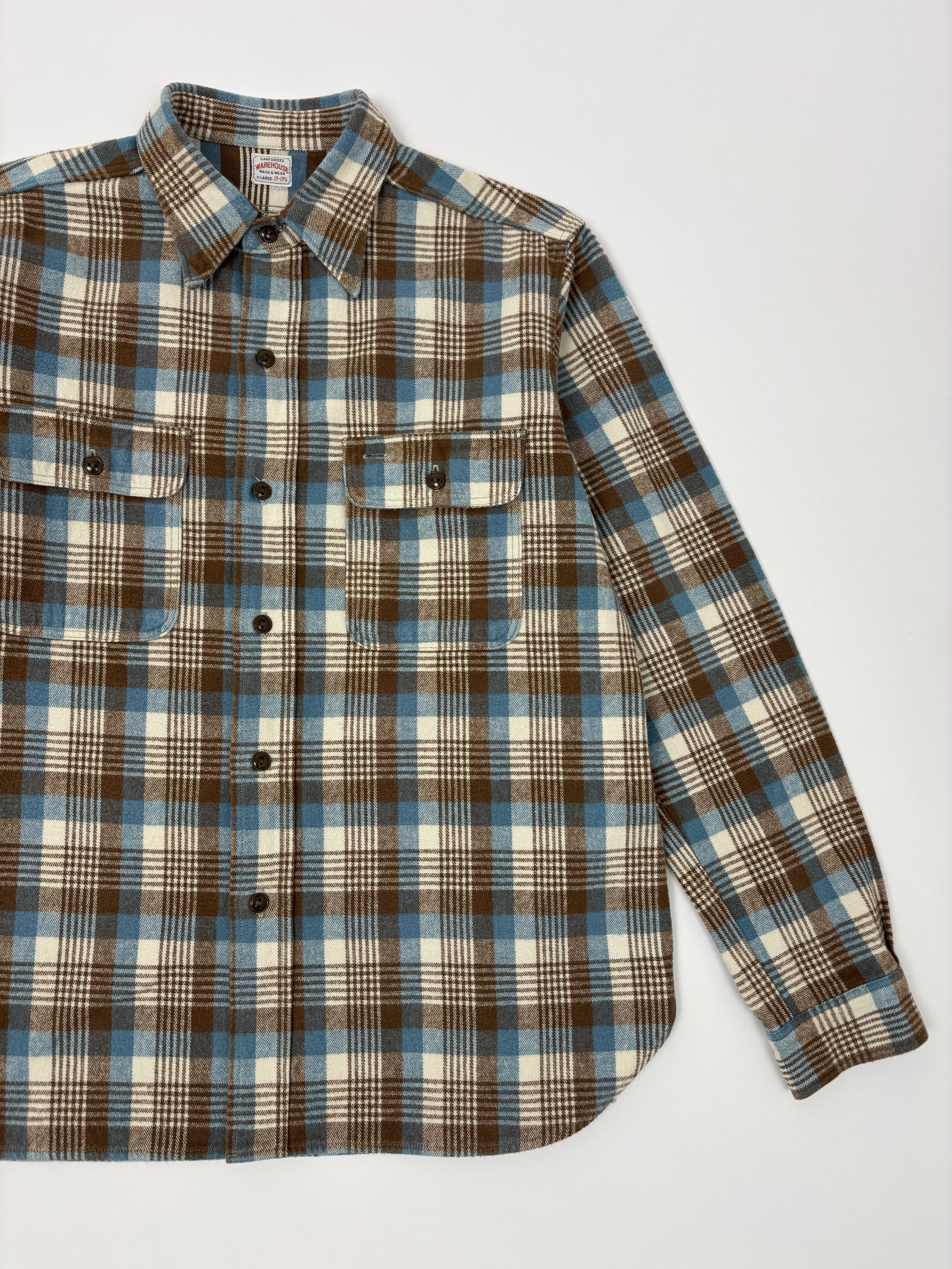 Warehouse & Co. Warehouse & Co 3104 Flannel Shirt Size US XL / EU 56 / 4 - 1 Thumbnail