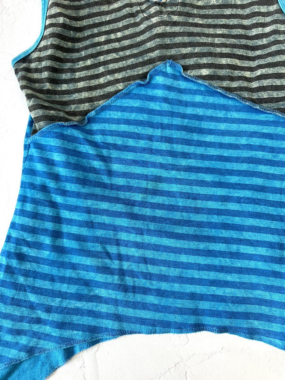 If Six Was Nine Vintage Stripped Blue Hooded Top Size US M / EU 48-50 / 2 - 6 Thumbnail