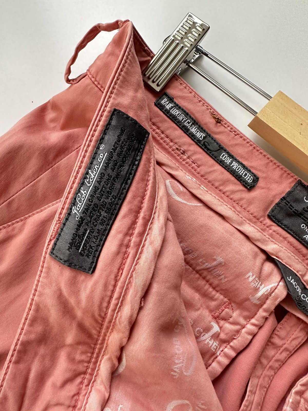Jacob Cohen Ladies JACOB COHEN Handmade Pink Trousers Size 27" / US 4 / IT 40 - 6 Thumbnail