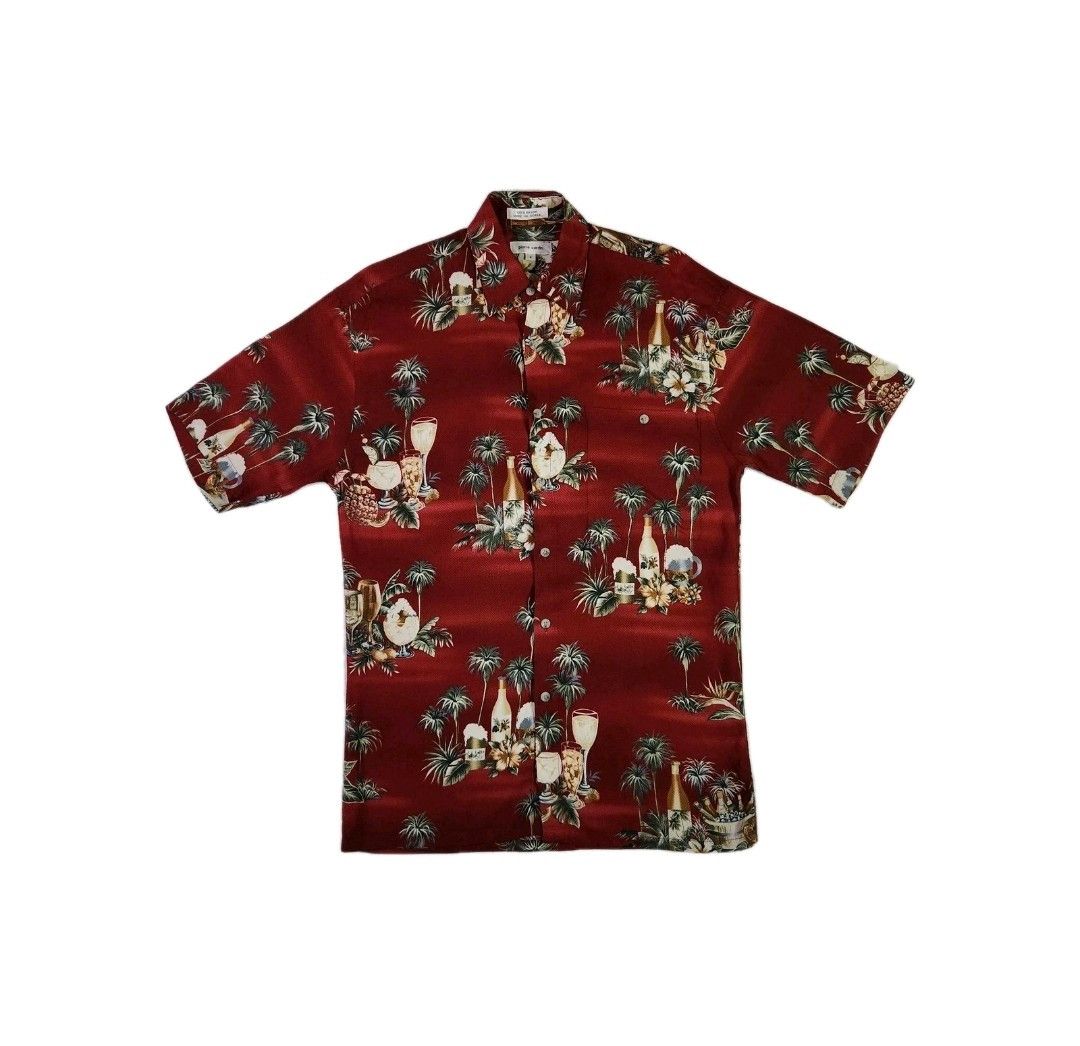 Pierre Cardin Pierre Cardin VINTAGE Hawaiian Shirt Floral Short Sleeve Size US S / EU 44-46 / 1 - 1 Thumbnail