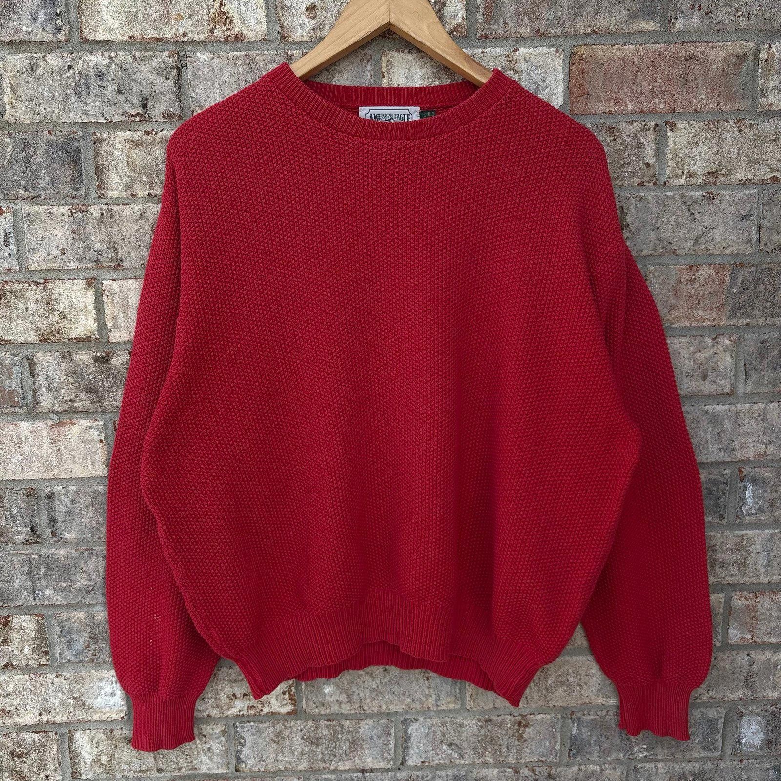 American Eagle Outfitters Vintage 90s American Eagle knit sweater Size US L / EU 52-54 / 3 - 1 Thumbnail