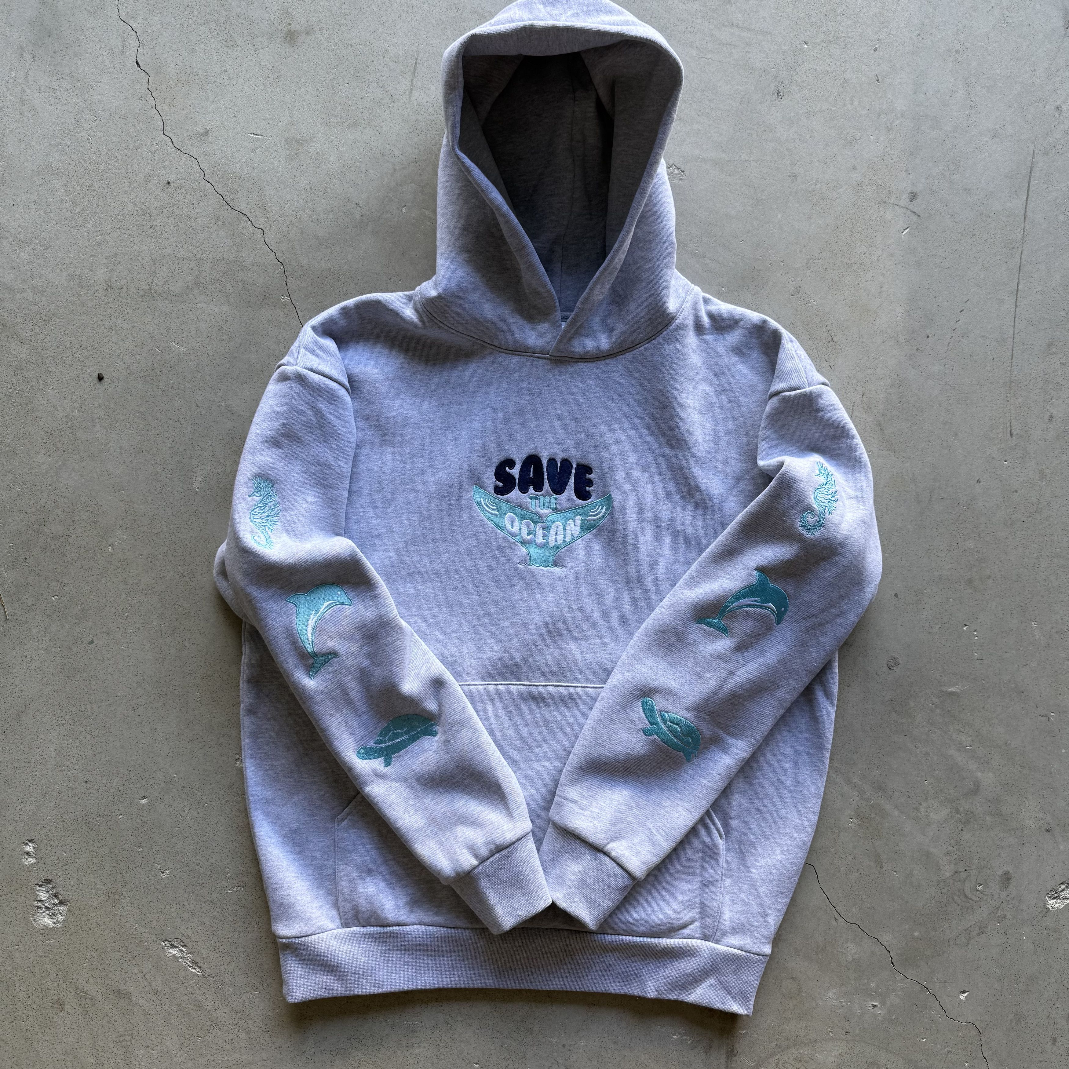 Other Save the Ocean Hoodie Embroidered Size US XL / EU 56 / 4 - 2 Thumbnail