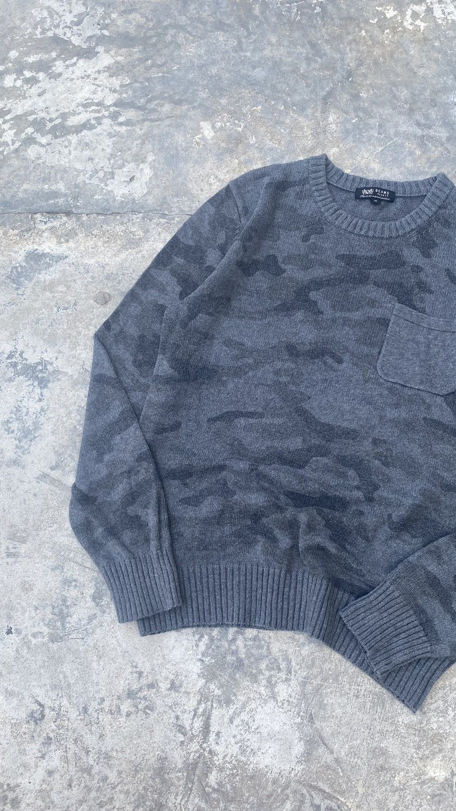 Beams Plus Camo Knitwear Sweater Size US S / EU 44-46 / 1 - 5 Thumbnail