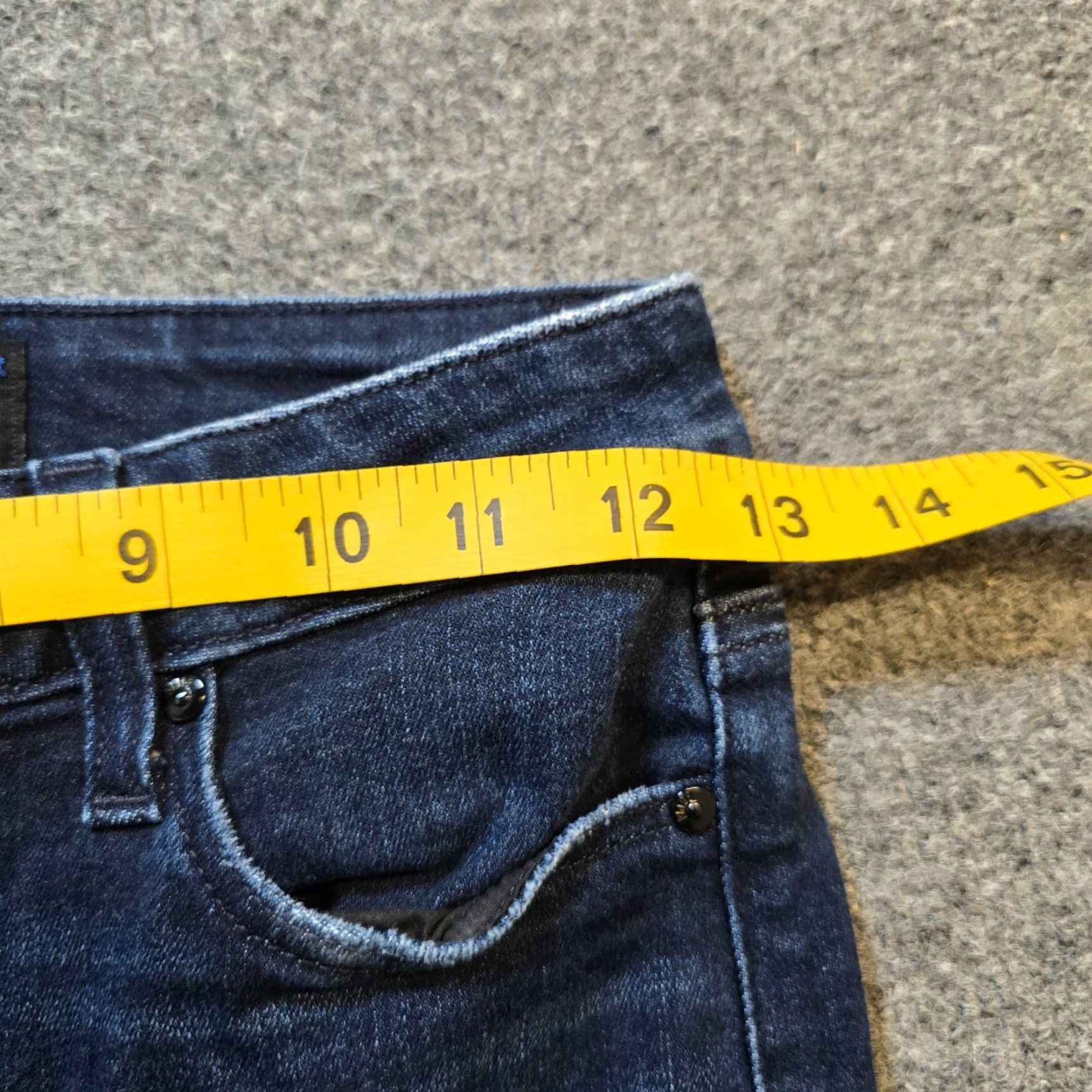 Paige Paige Jeans Womens Size 25 Blue Hoxton Slim Distressed Raw Hem Split Seam Casual Jeans Slim Blue Paige Womens Size 25 Distressed Size 42" / US 20 - 6 Thumbnail