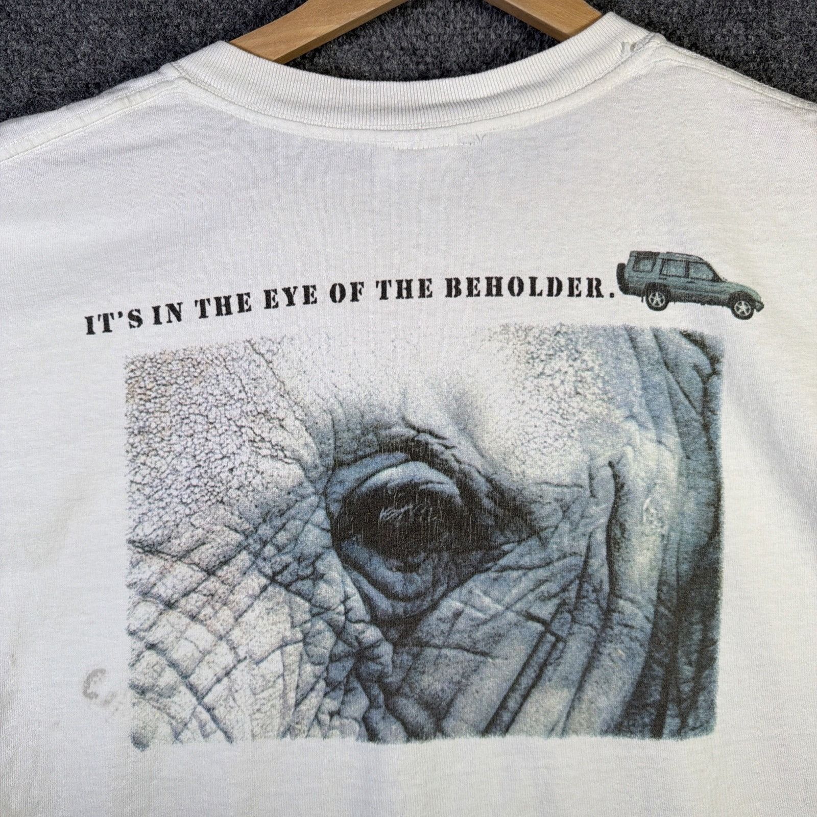 Vintage Vintage Land Rover Shirt Mens XL White 90s Safari Outdoors Size US XL / EU 56 / 4 - 7 Thumbnail