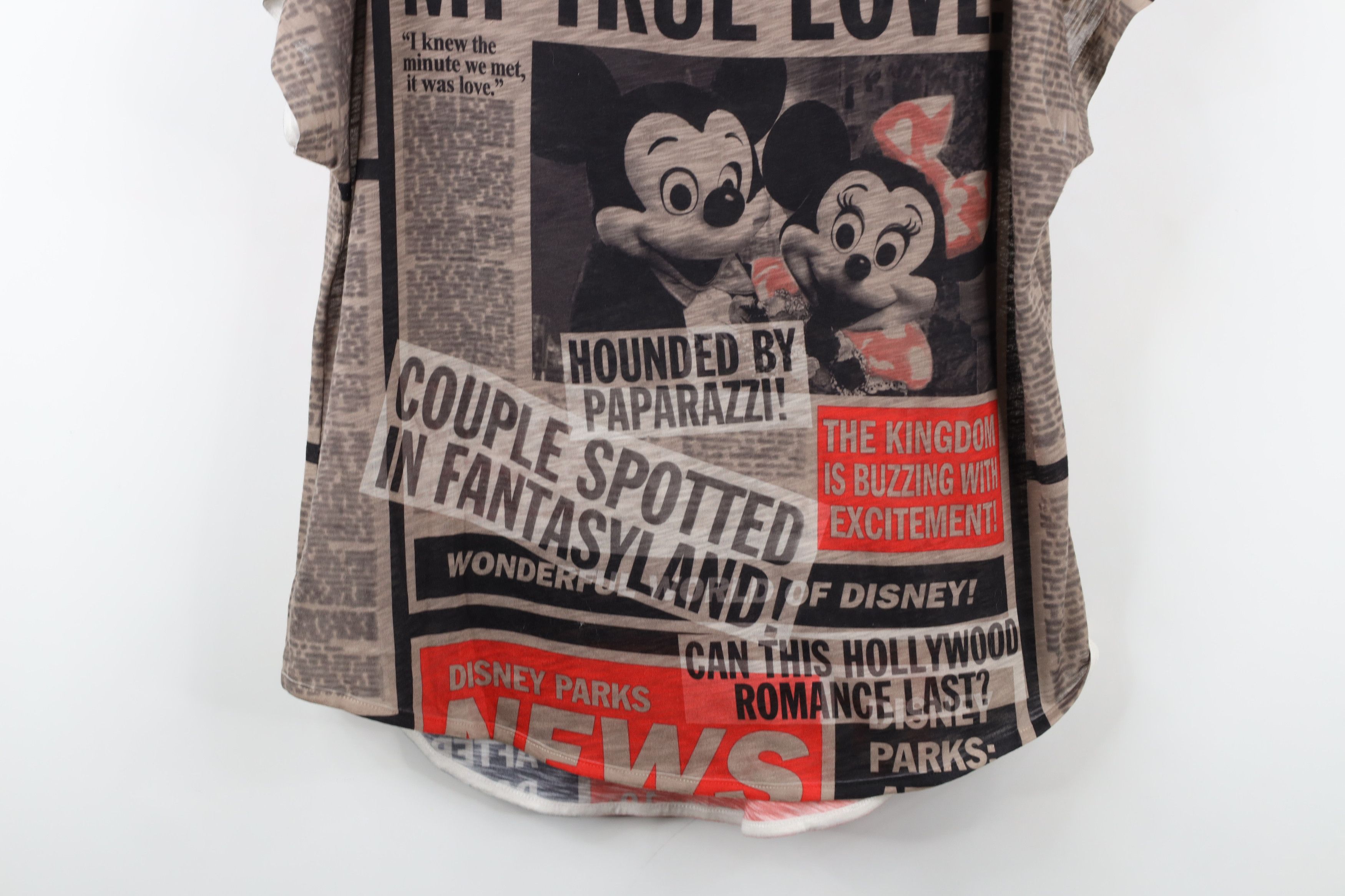 Disney × Vintage Vintage Y2K Disney Park Original Mickey Minnie Print T-Shirt Size XL / US 12-14 / IT 48-50 - 3 Thumbnail