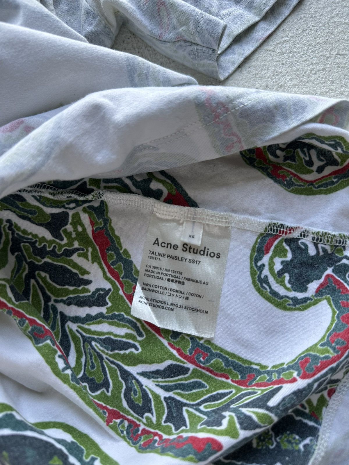 Acne Studios GRAIL 🚨ACNE TEE MONOGRAM WHITE RARE Y2K REVERSE Size US XS / EU 42 / 0 - 10 Thumbnail