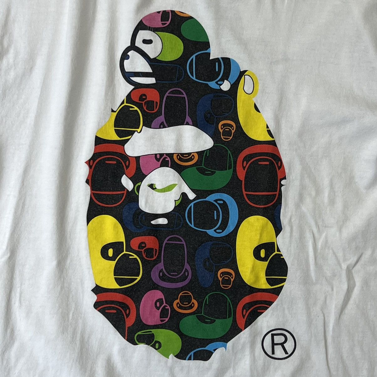Bape Milo Multi Face Big Ape Head Tee Size US L / EU 52-54 / 3 - 3 Thumbnail