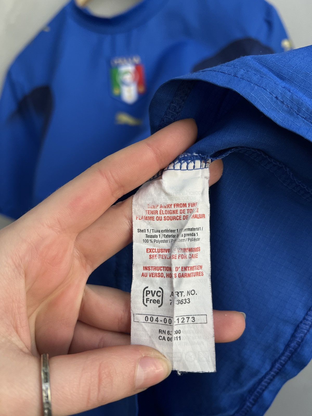 Puma Puma Italy football jersey 2006 home kit y2k Size US S / EU 44-46 / 1 - 11 Thumbnail