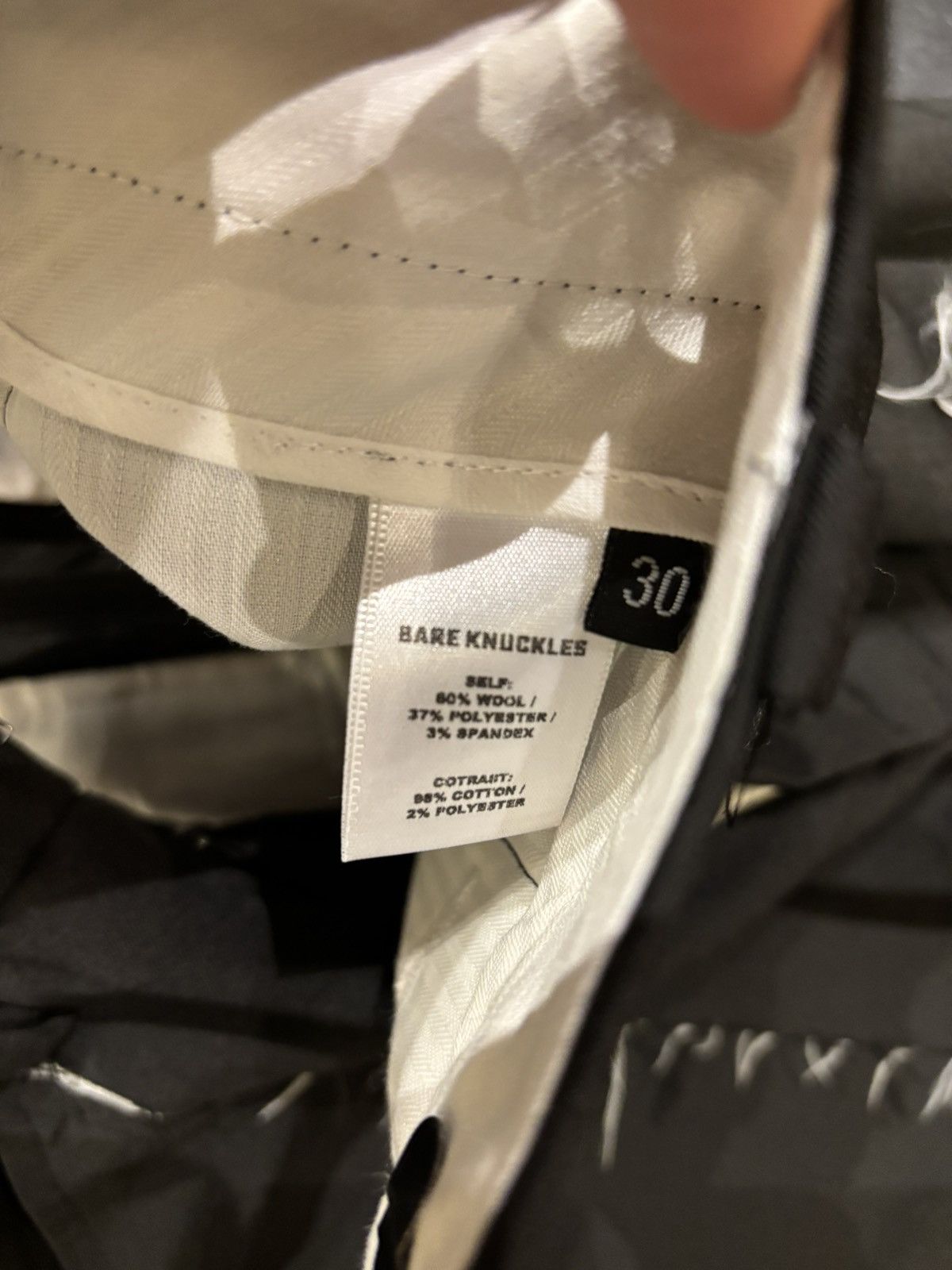 Bare Knuckles Bare Knuckles Raw Edge Flare Trousers Size US 28 / EU 44 - 4 Thumbnail