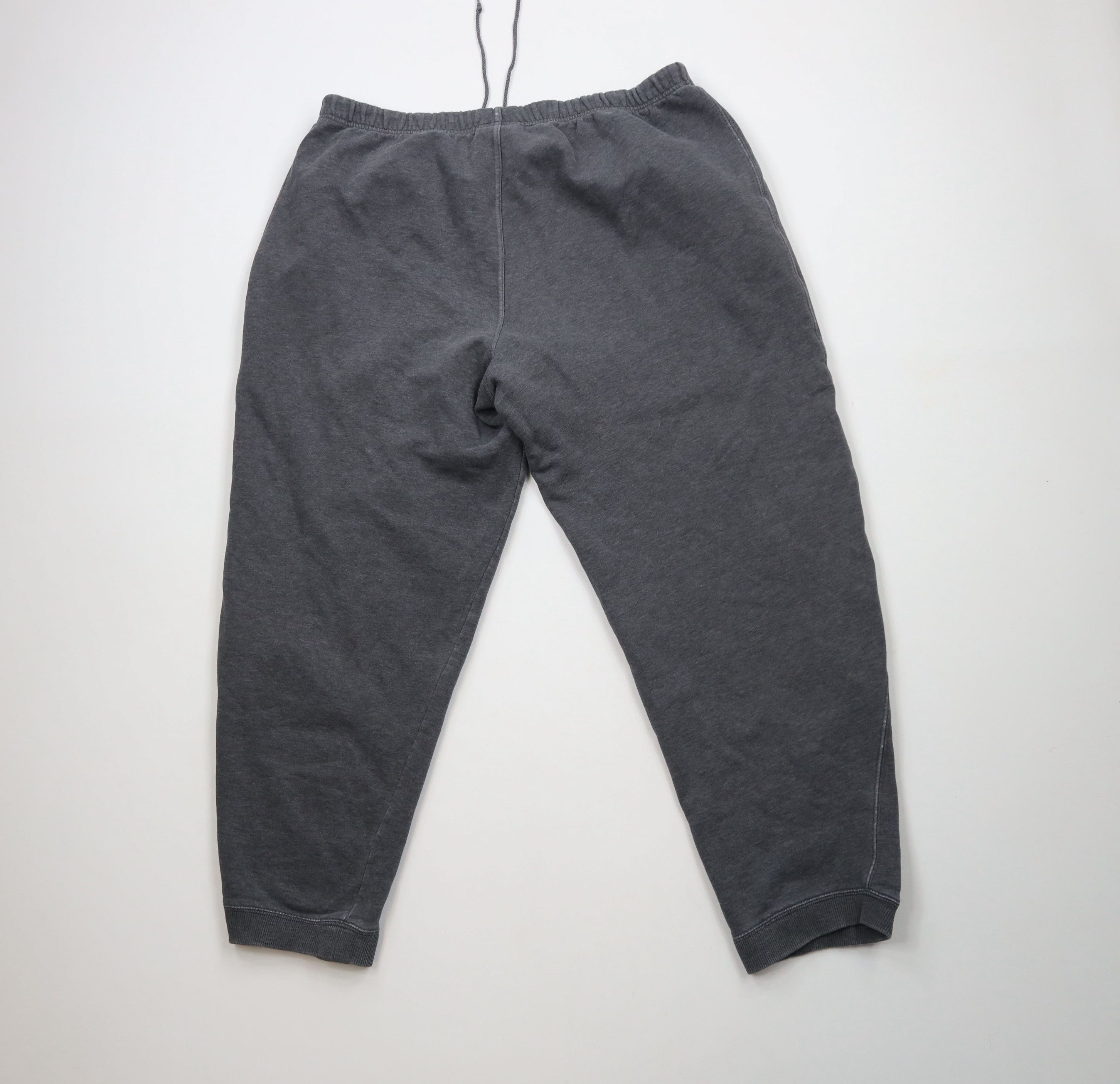 Reebok × Vintage Vintage 90s Reebok Spell Out Cuffed Sweatpants Joggers Gray Size US 38 / EU 54 - 10 Thumbnail