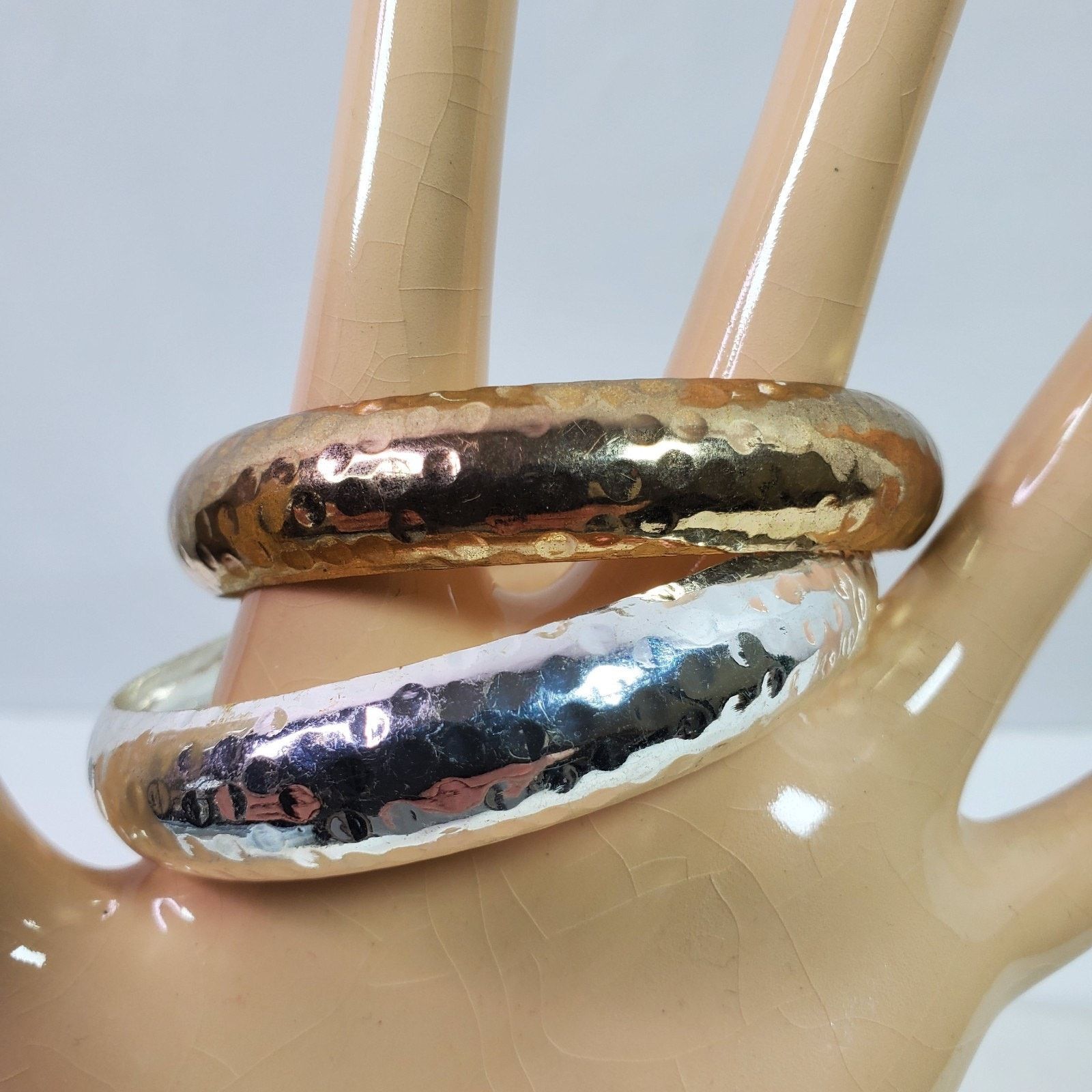 The Unbranded Brand Casual Career 2 Gold & Silver Tone Bangles NOS Size ONE SIZE - 3 Thumbnail