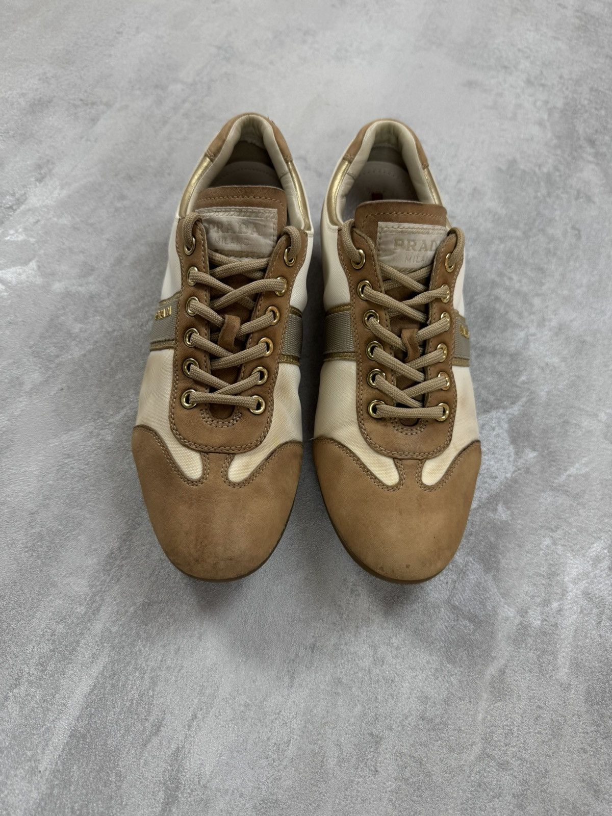 Prada PRADA Womens Sneakers Trainers Sports Low Top Shoe 3E 5008 Size US 6.5 / IT 36.5 - 2 Thumbnail