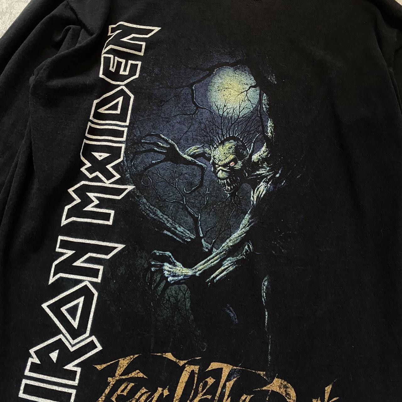 Fruit Of The Loom 2000s Iron Maiden Fear of the Dark long sleeve black Size US M / EU 48-50 / 2 - 3 Thumbnail