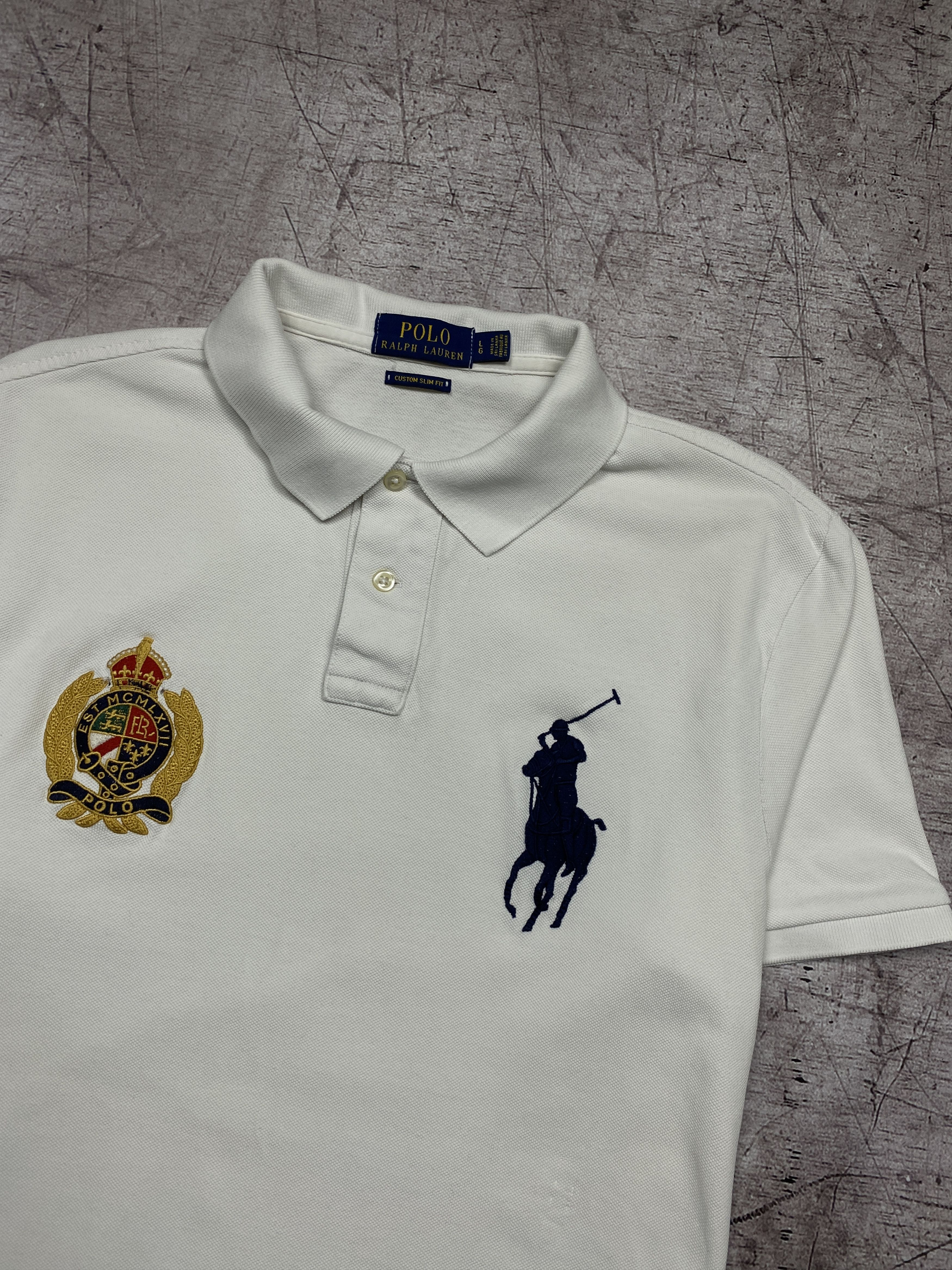 Polo Ralph Lauren × Ralph Lauren × Vintage Polo Ralph Lauren vintage big logo polo shirt Size US L / EU 52-54 / 3 - 2 Thumbnail