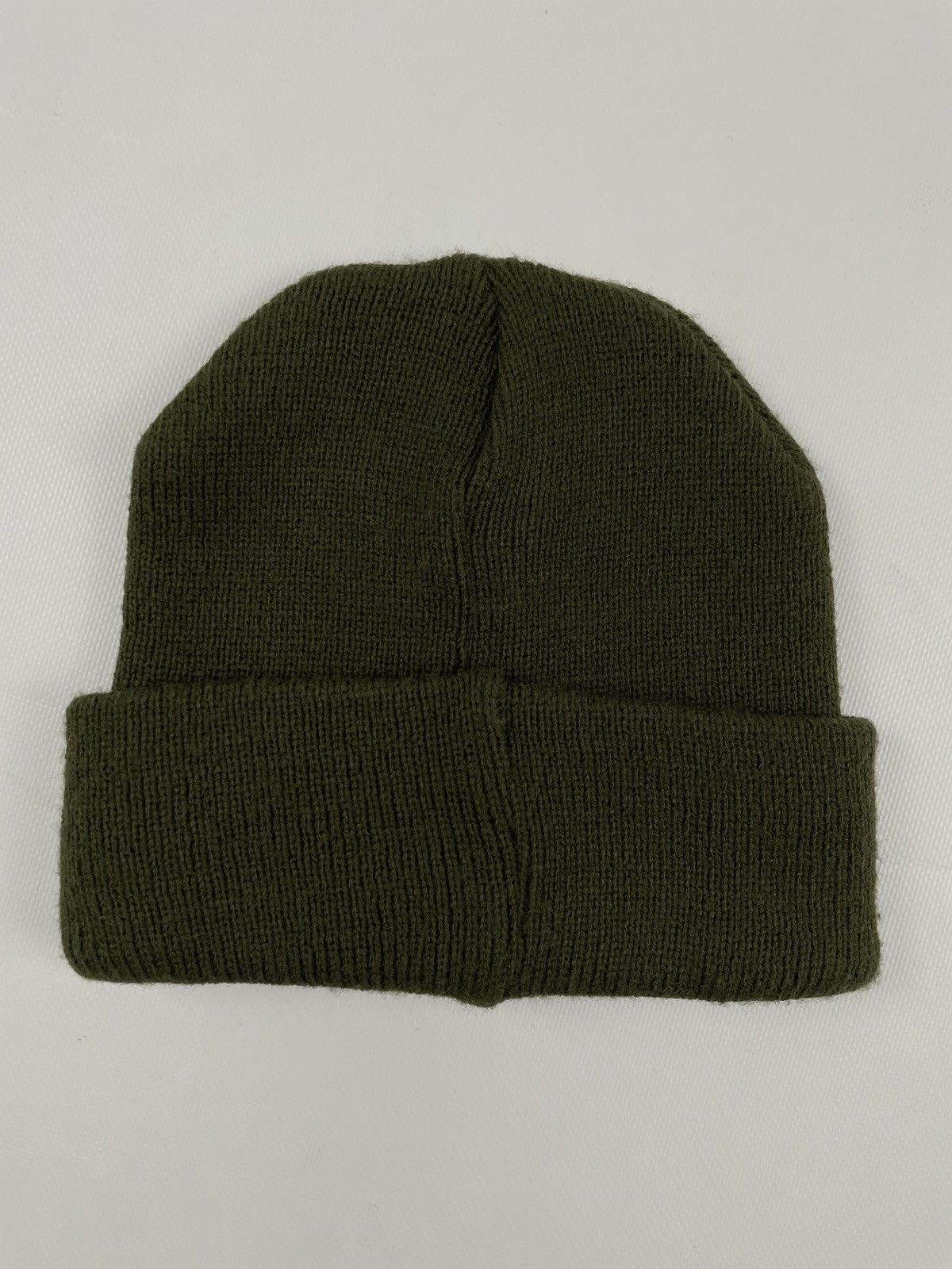 Barbour Unisex D385 England Ribbed Embroidered Logo Green Beanie Hat Size ONE SIZE - 9 Thumbnail
