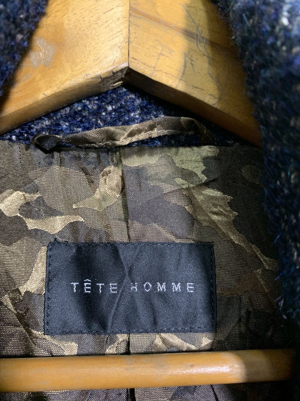 Takeshy Kurosawa × Tete Homme 🔥TETE HOMME TWEED TC JACKETS DOUBLE BREAST Size US L / EU 52-54 / 3 - 8 Thumbnail