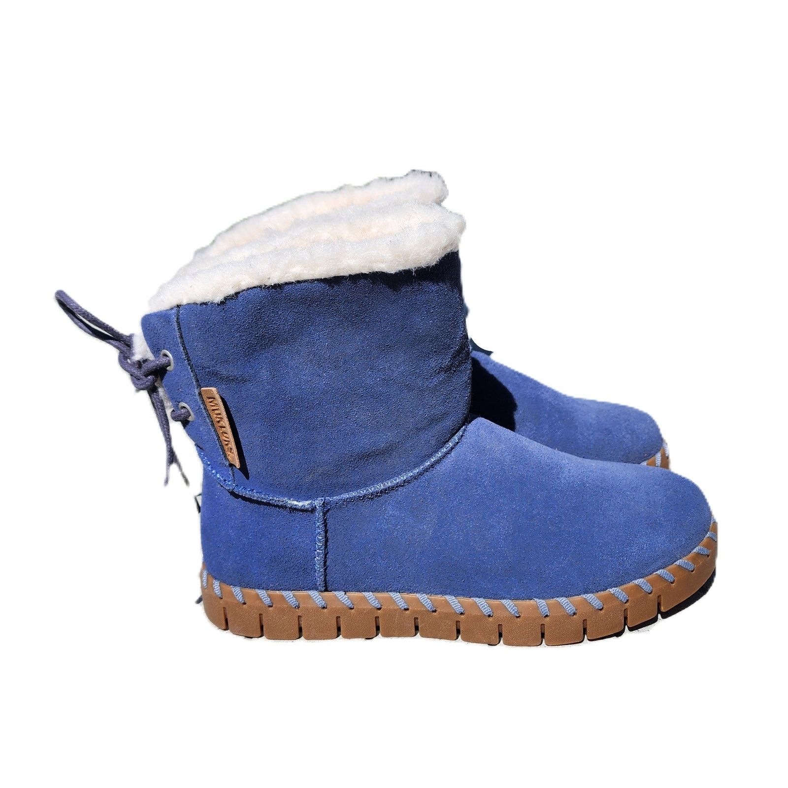 Designer MUK LUKS Flexi Albany Suede Shearling Winter Boots 6 Size US 6 / IT 36 - 3 Thumbnail