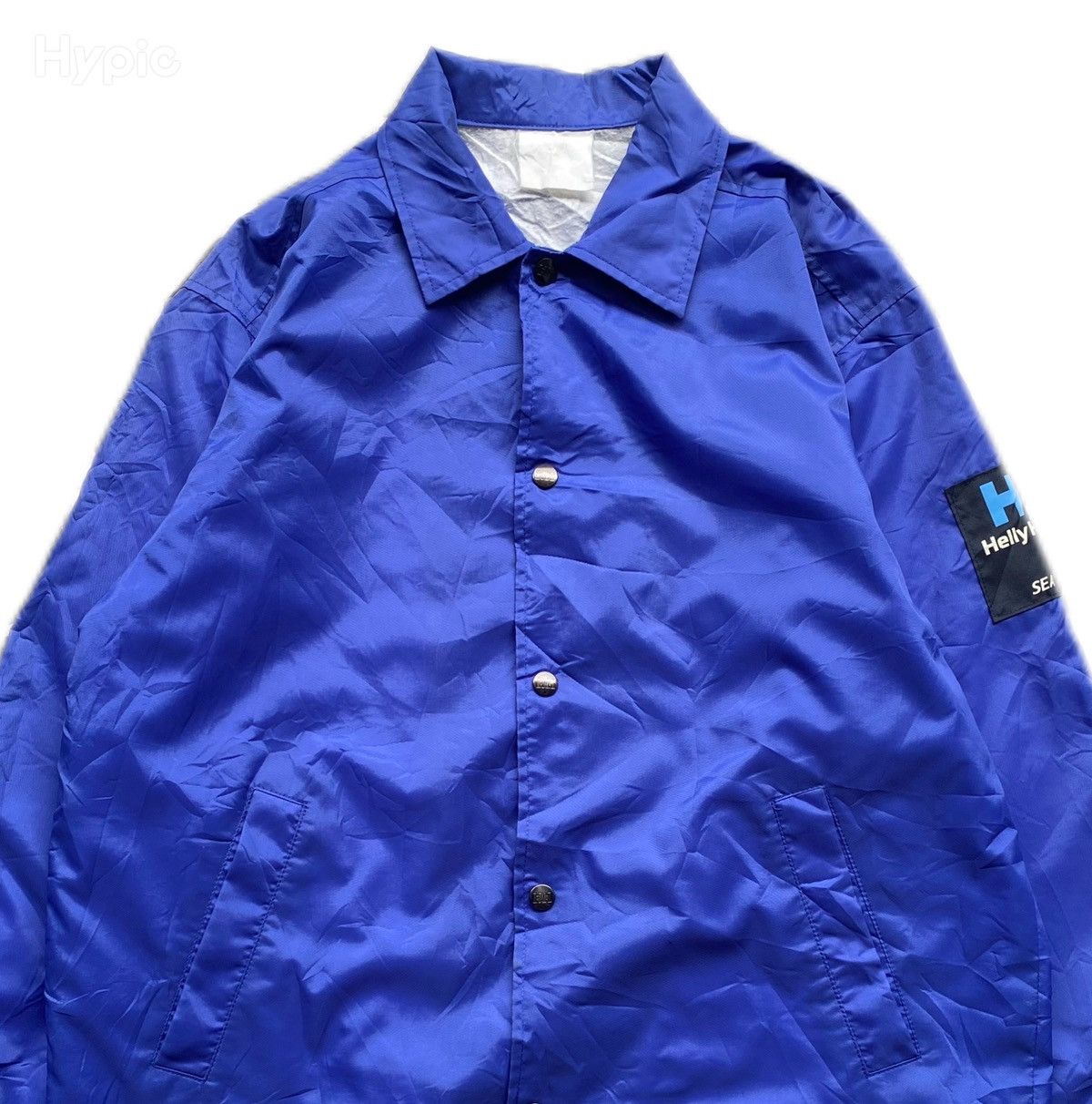 Helly Hansen × Japanese Brand × Vintage 🔥VINTAGE HELLY HANSEN COACH JACKET RARE BLUE Size US L / EU 52-54 / 3 - 2 Thumbnail