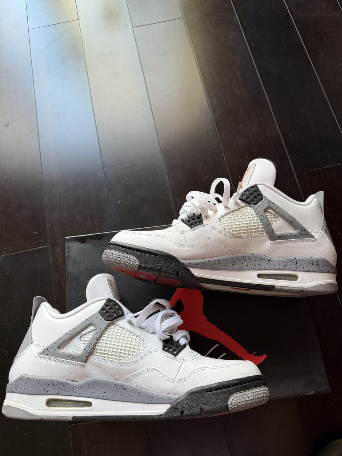 Jordan Brand 2012 Air Jordan 4 White Cement Size US 11 / EU 44 - 2 Thumbnail