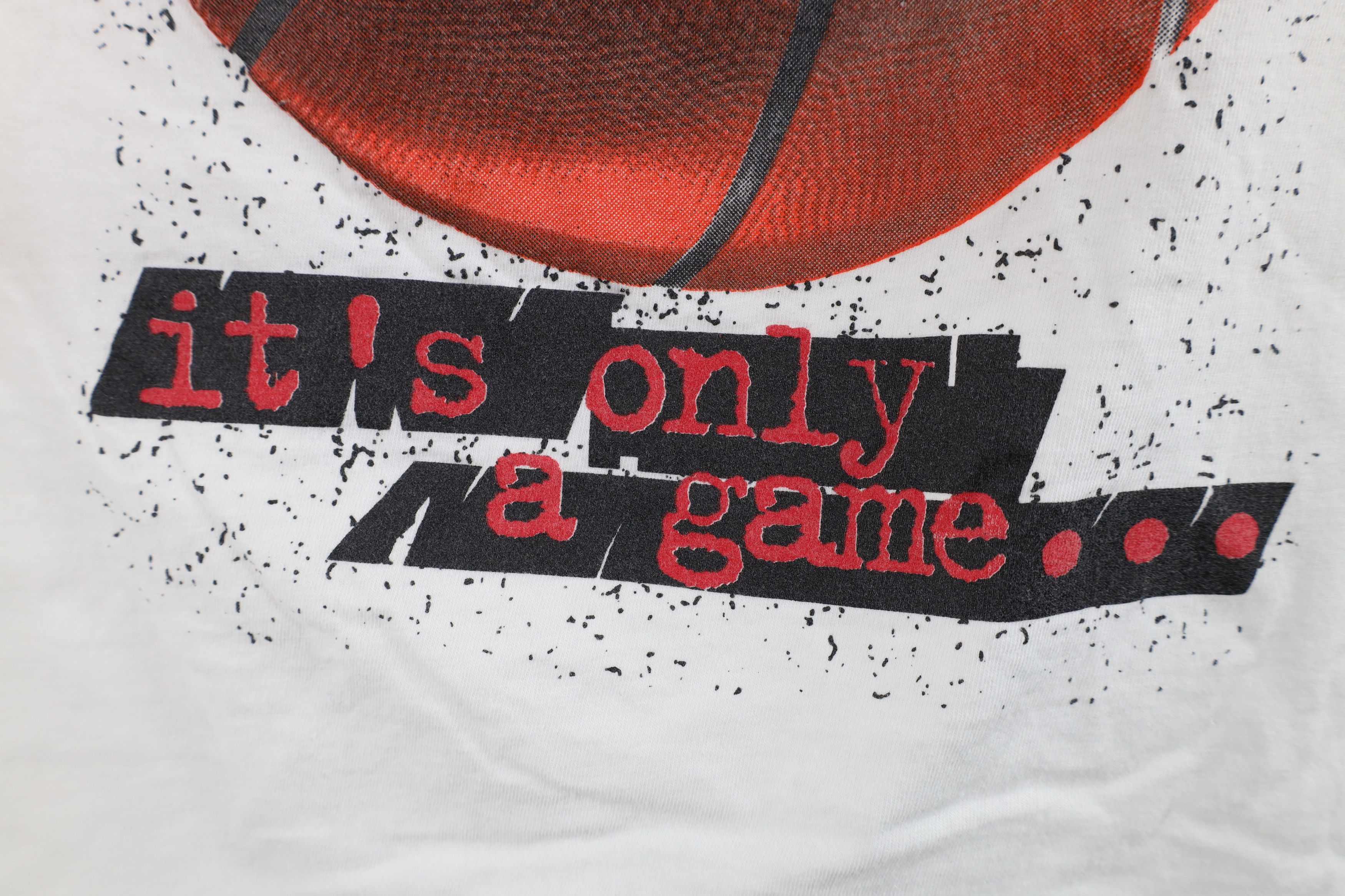 Vintage Vintage 90s Streetwear A Game Yeah Right Basketball T-Shirt Size US L / EU 52-54 / 3 - 5 Thumbnail