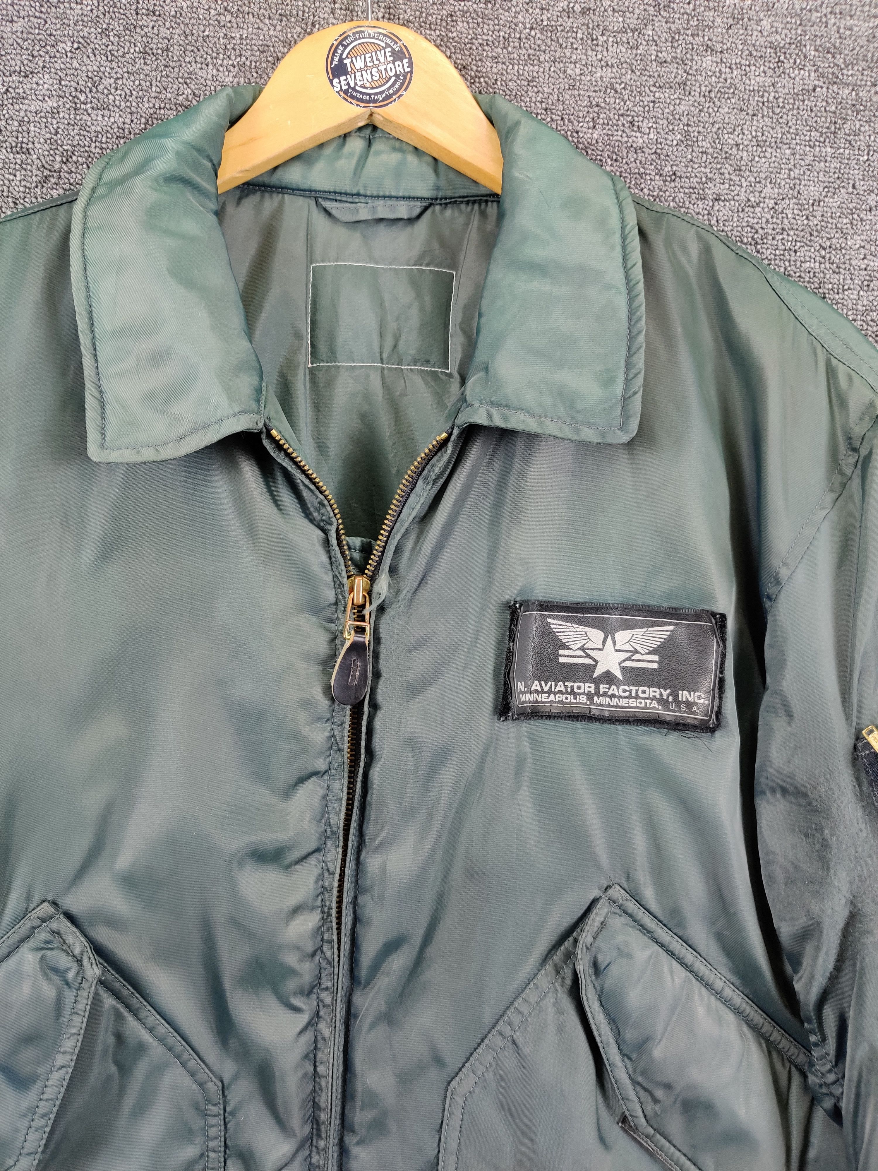 Vintage Vintage Mizujin Distressed Ma1 Military Flight Bomber Jacket Size US L / EU 52-54 / 3 - 7 Thumbnail
