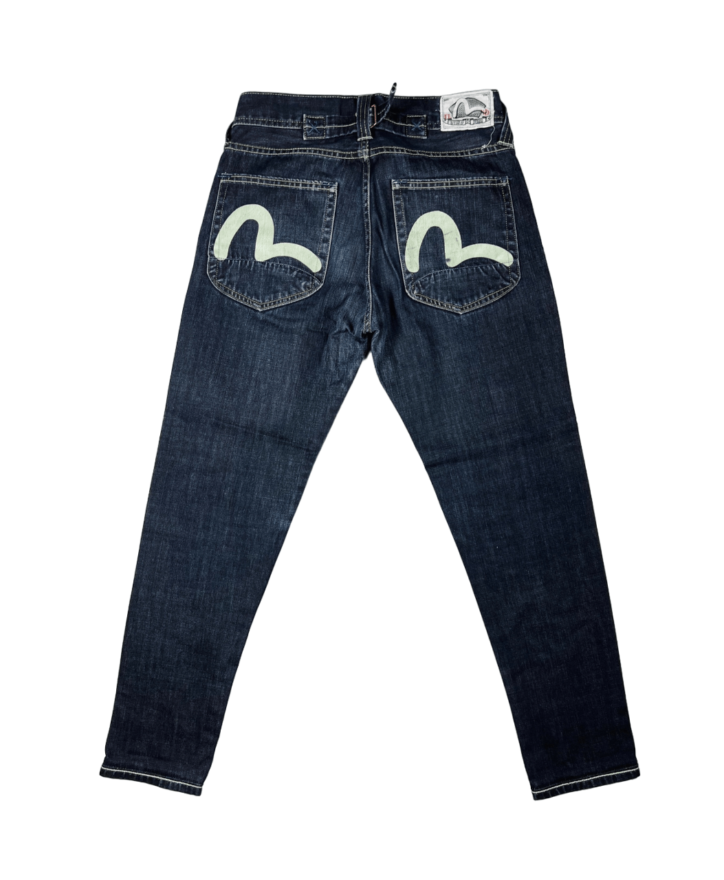 image of Evisu Puma Denim Jeans 30/32 in Navy, Men's