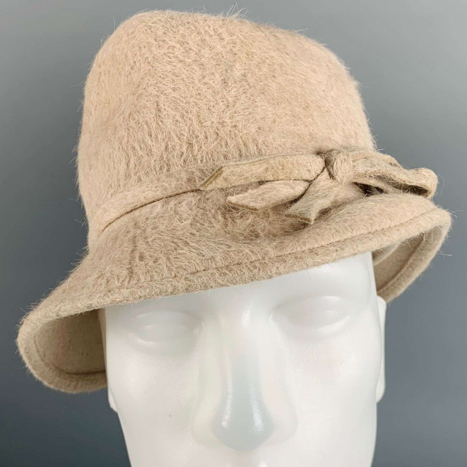 Other JENNIFER QUELLETTE Beige Bow Hat Size ONE SIZE - 2 Thumbnail