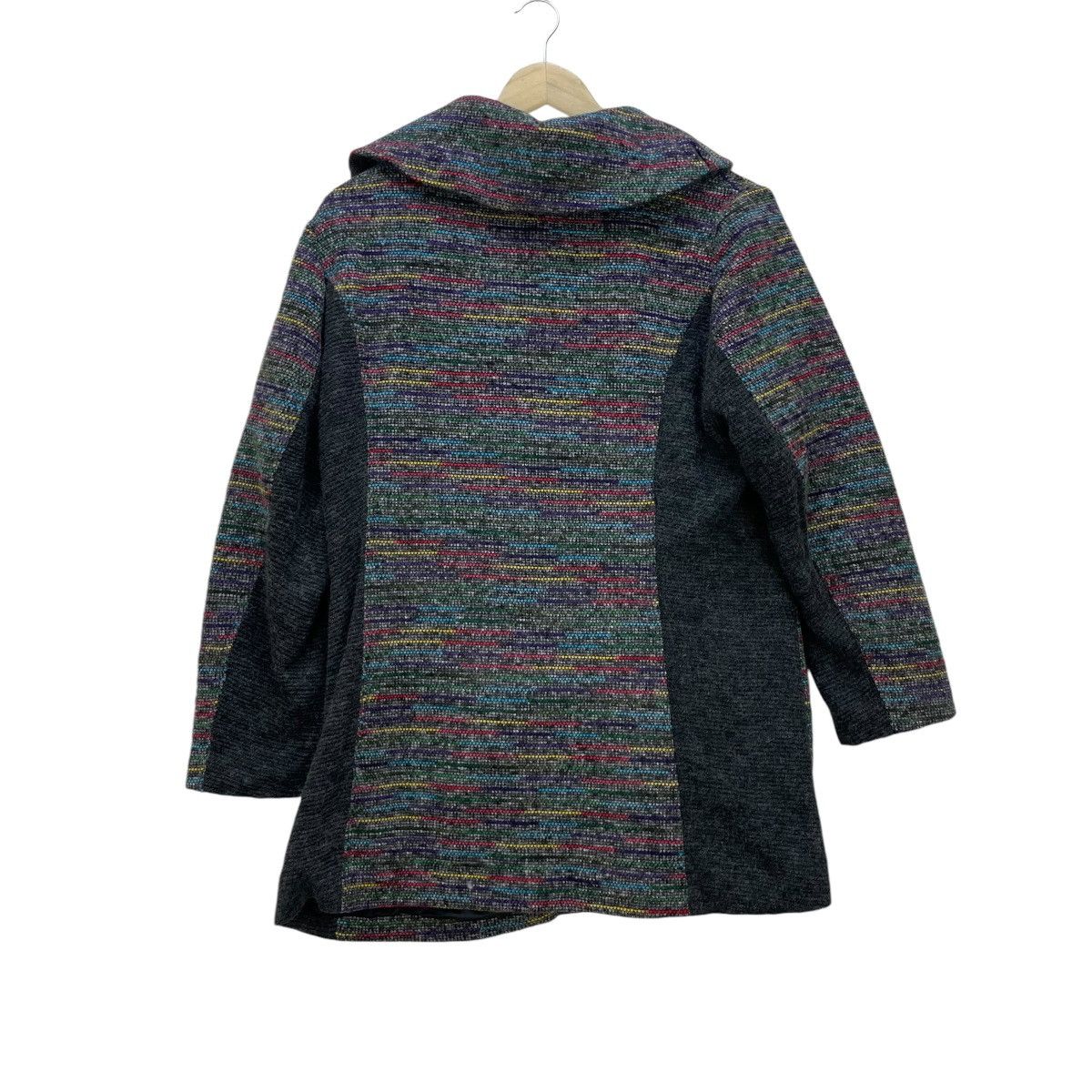 Aran Isles Knitwear Japanese Brand Lascolinas Rainbow Jacket Size M / US 6-8 / IT 42-44 - 2 Thumbnail