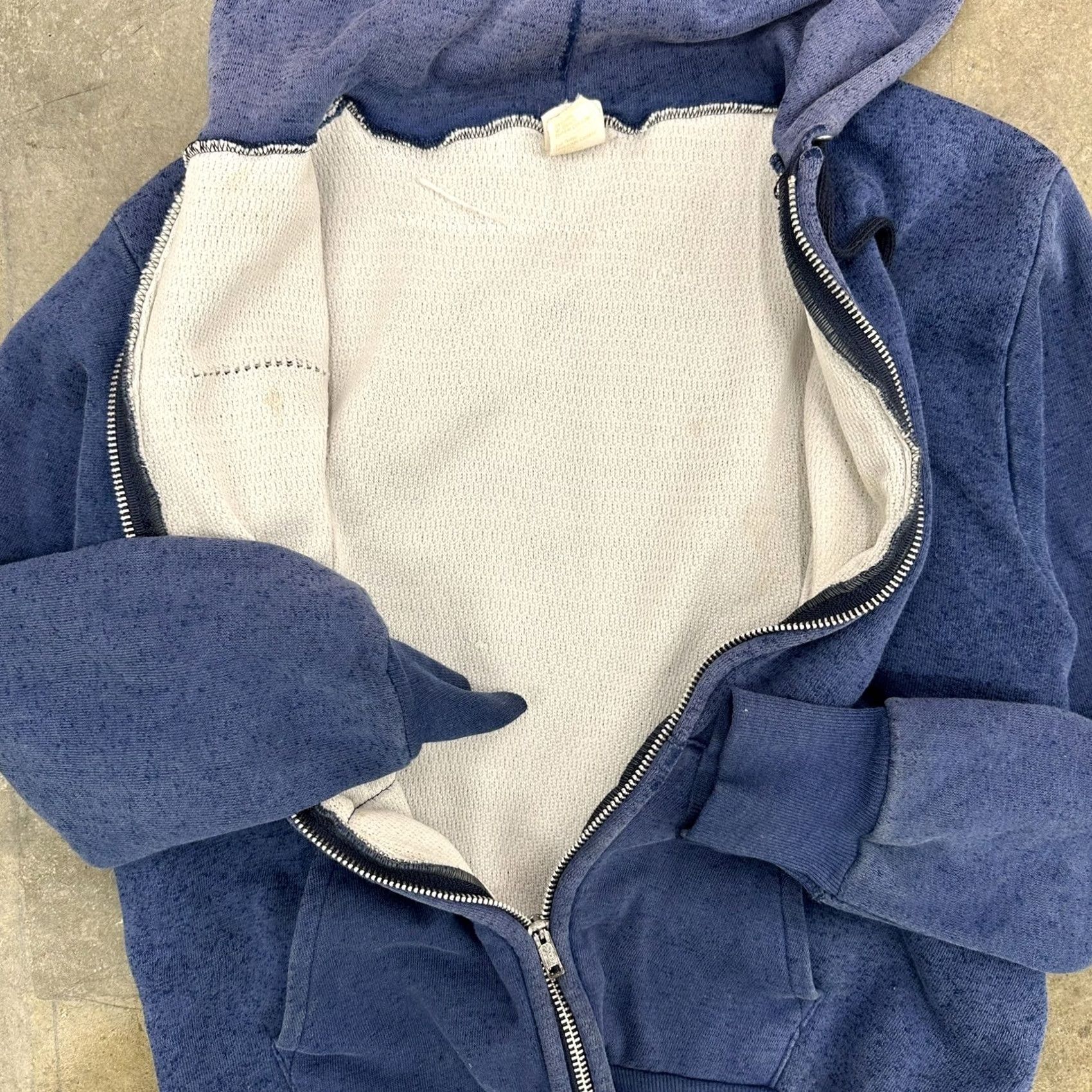 Vintage VINTAGE Akom Zip Up Hoodie Men’s Small Blue Thermal Lined 80s Sportswear Full Zip Mens Size US S / EU 44-46 / 1 - 4 Thumbnail