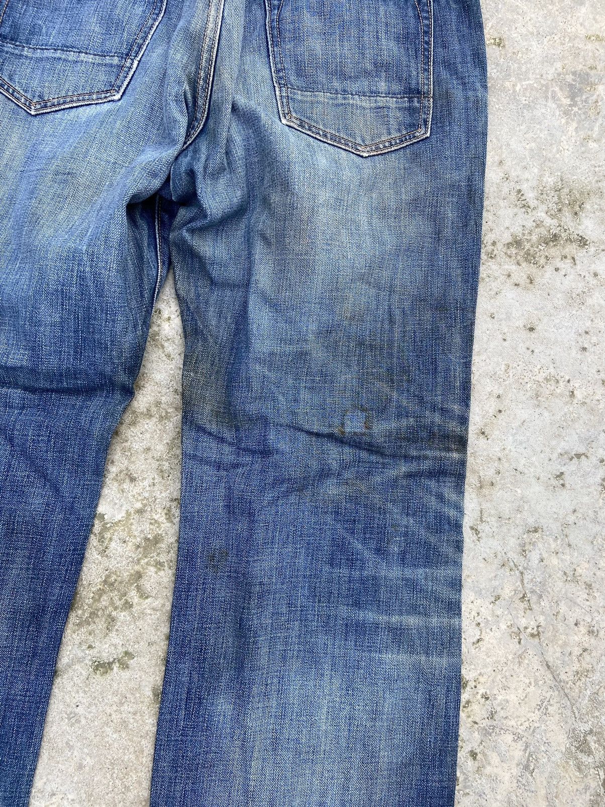 Gap 🔥 Vintage Gap jeans stain wash distressed street fashion Size US 32 / EU 48 - 10 Thumbnail