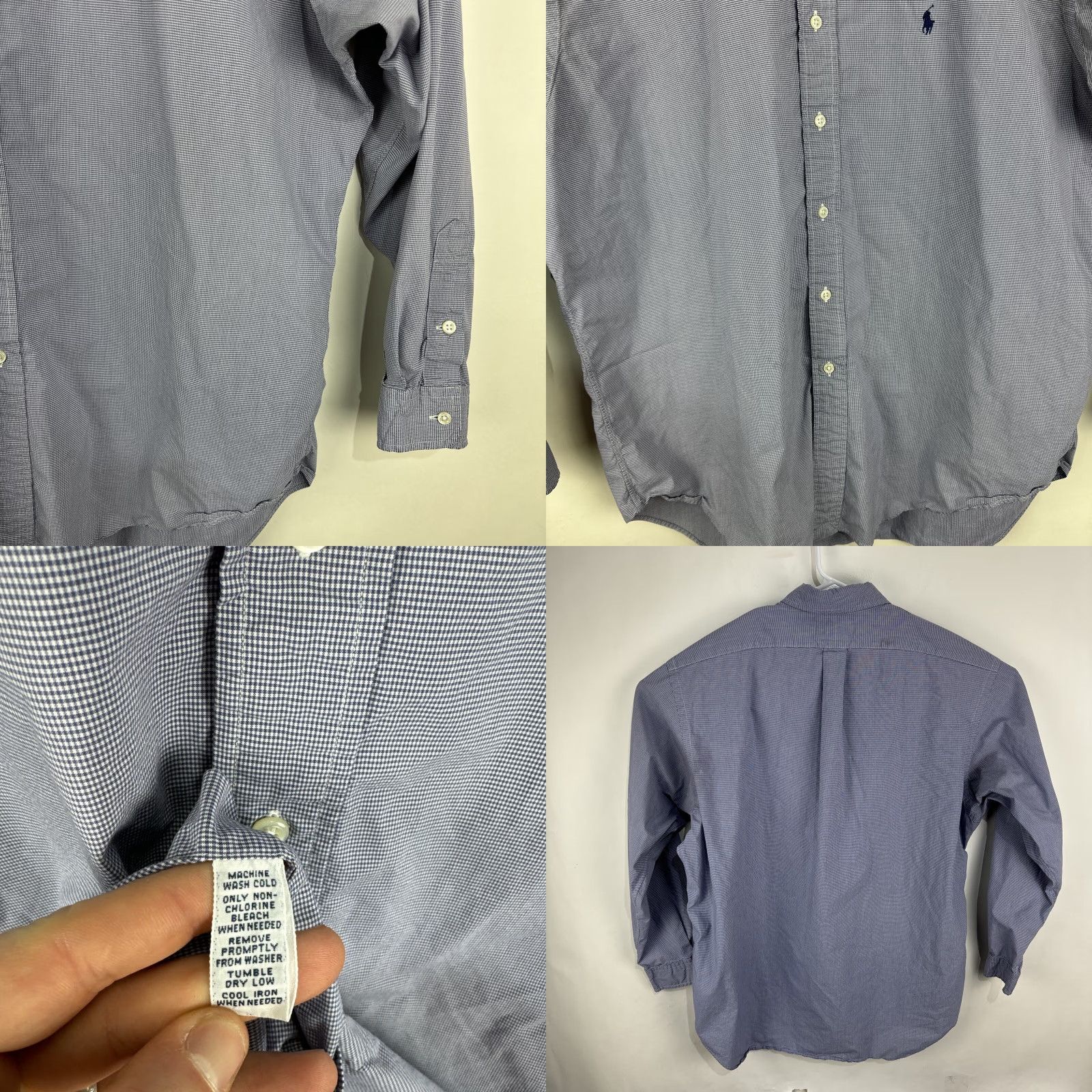 Polo Ralph Lauren Polo Ralph Lauren Shirt Mens XL Long Sleeve Lightweight Blue Nylon Pony Blake Size US XL / EU 56 / 4 - 8 Thumbnail