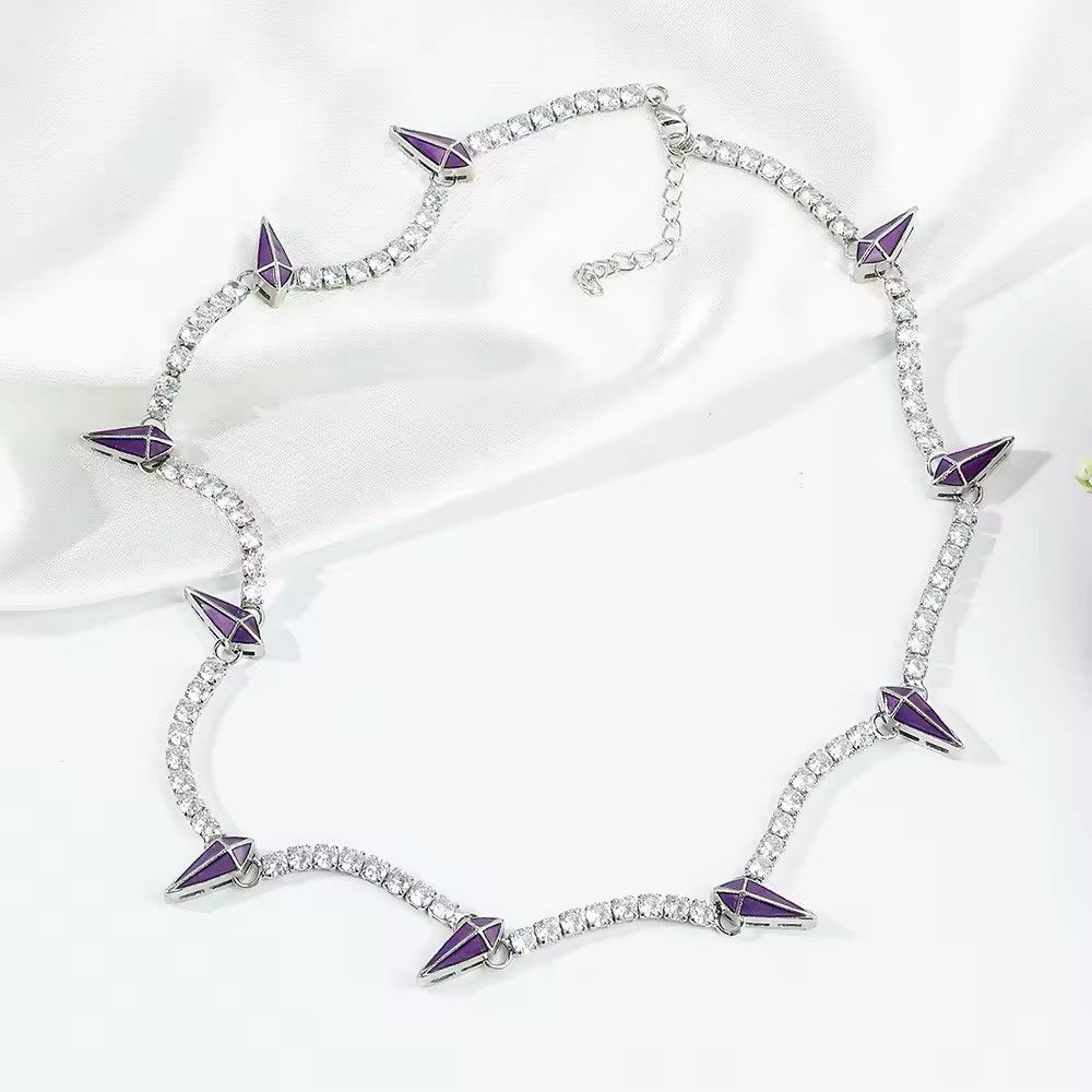Jewelry 5mm Tennis Chain Iced Out Jewelry Necklace Size ONE SIZE - 3 Thumbnail