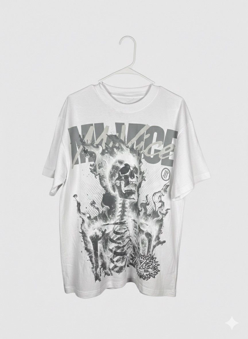 Other MI-Vice White Skull graphic T-Shirt size L Size US L / EU 52-54 / 3 - 1 Thumbnail