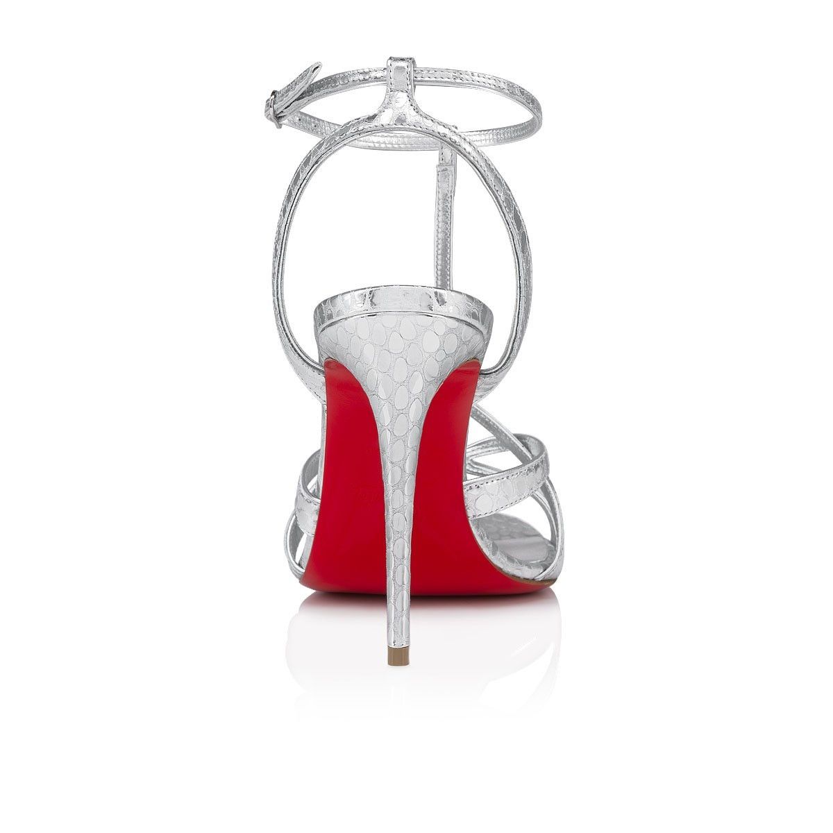 Christian Louboutin o1s1wg110125 Tangueva Sandals in Silver Size US 6 / IT 36 - 3 Thumbnail