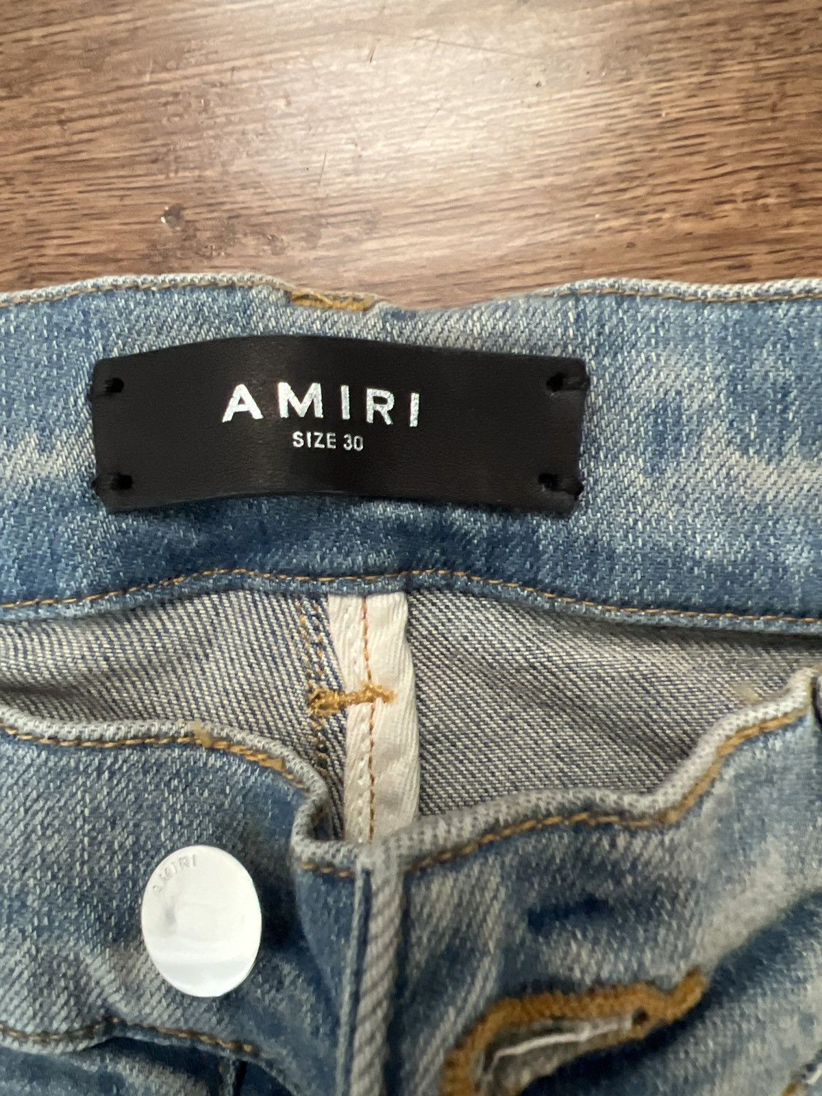 Amiri Amiri Appliqué Camo Logo Jeans Size US 30 / EU 46 - 3 Thumbnail