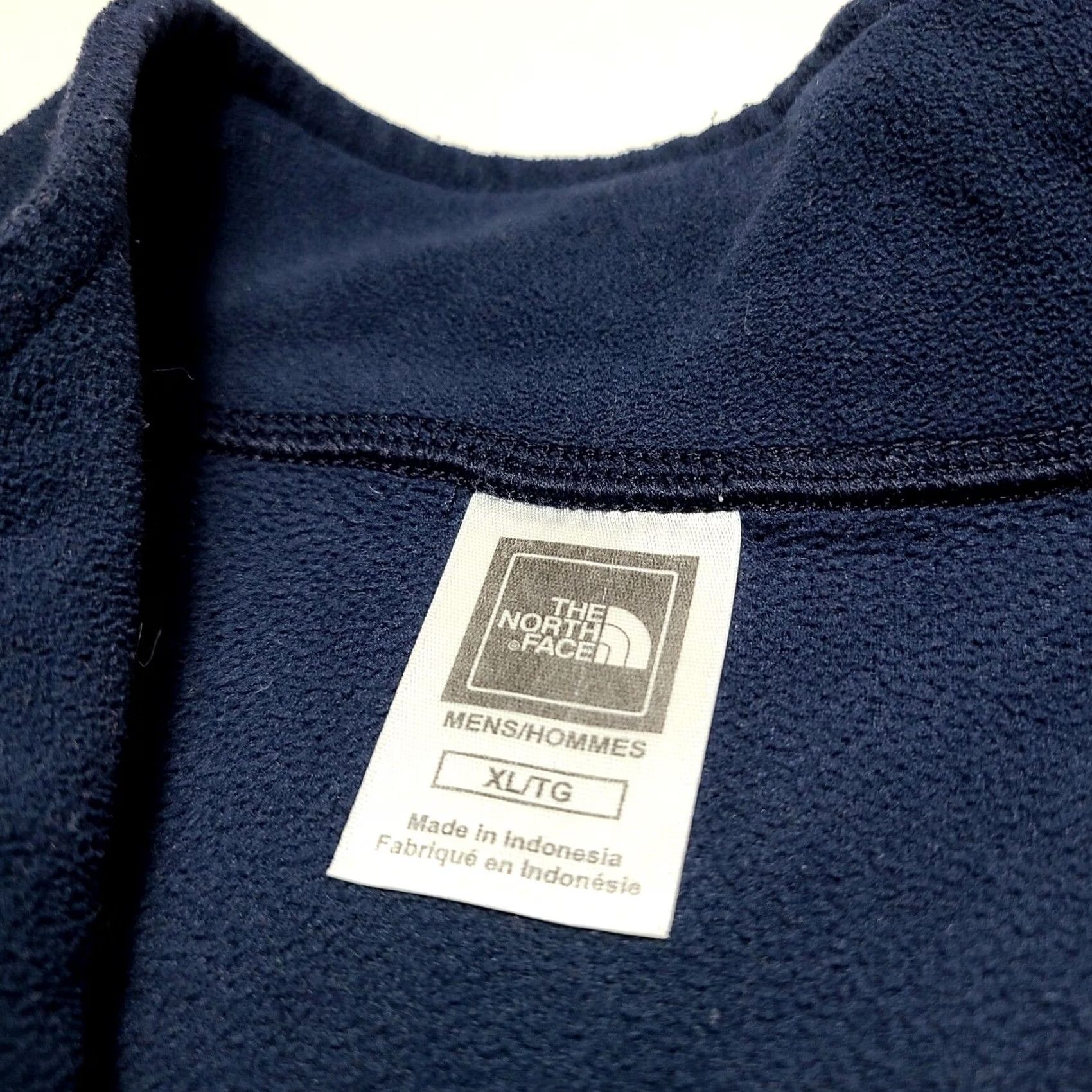 The North Face The North Face Sweater Men XL Blue 1/4 Zip Fleece Pullover Mock Neck Logo Embroidered Long Sleeve Size US XL / EU 56 / 4 - 5 Thumbnail