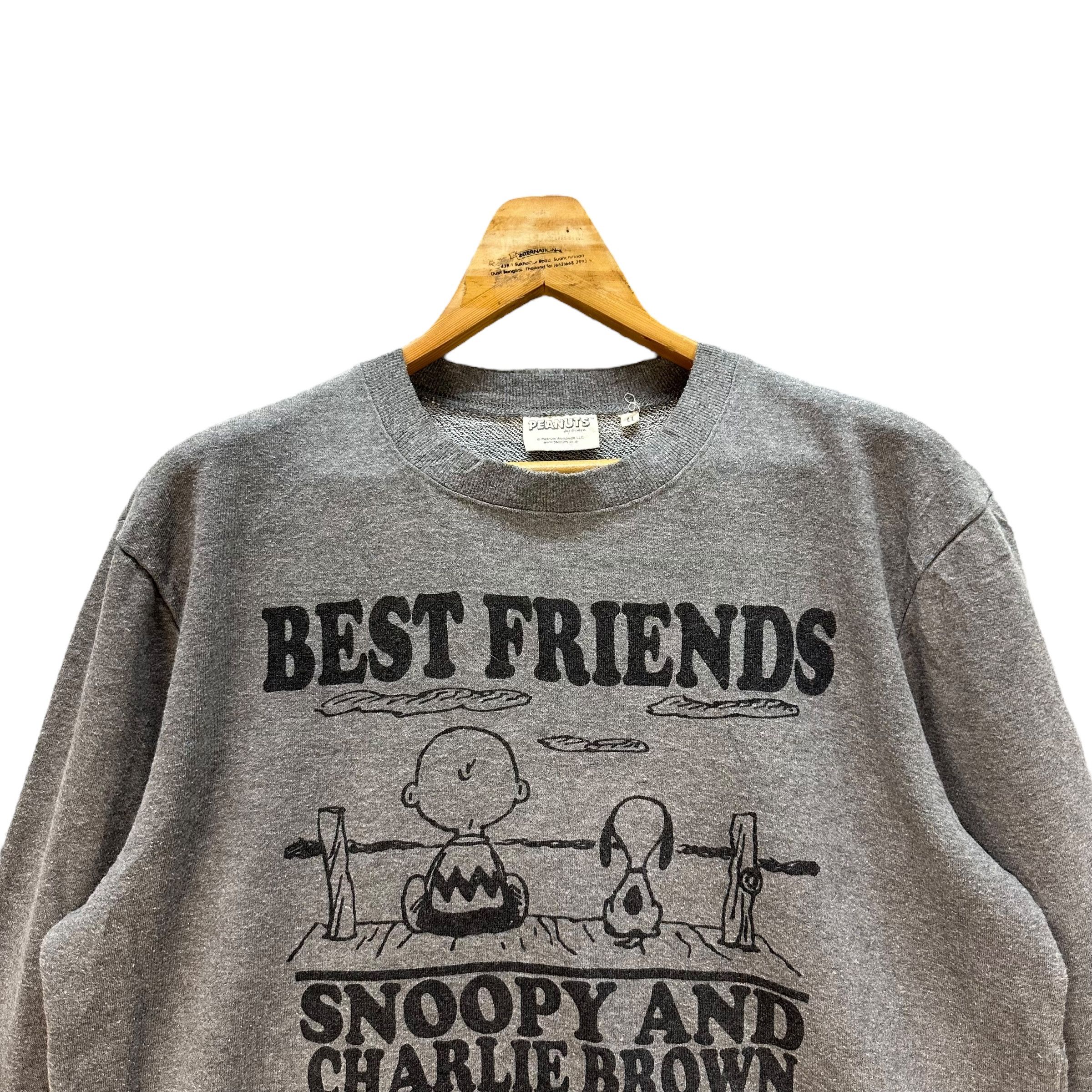 Peanuts Best Friends Snoopy & Charlie Brown Sweatshirts #9047-52 Size US L / EU 52-54 / 3 - 2 Thumbnail