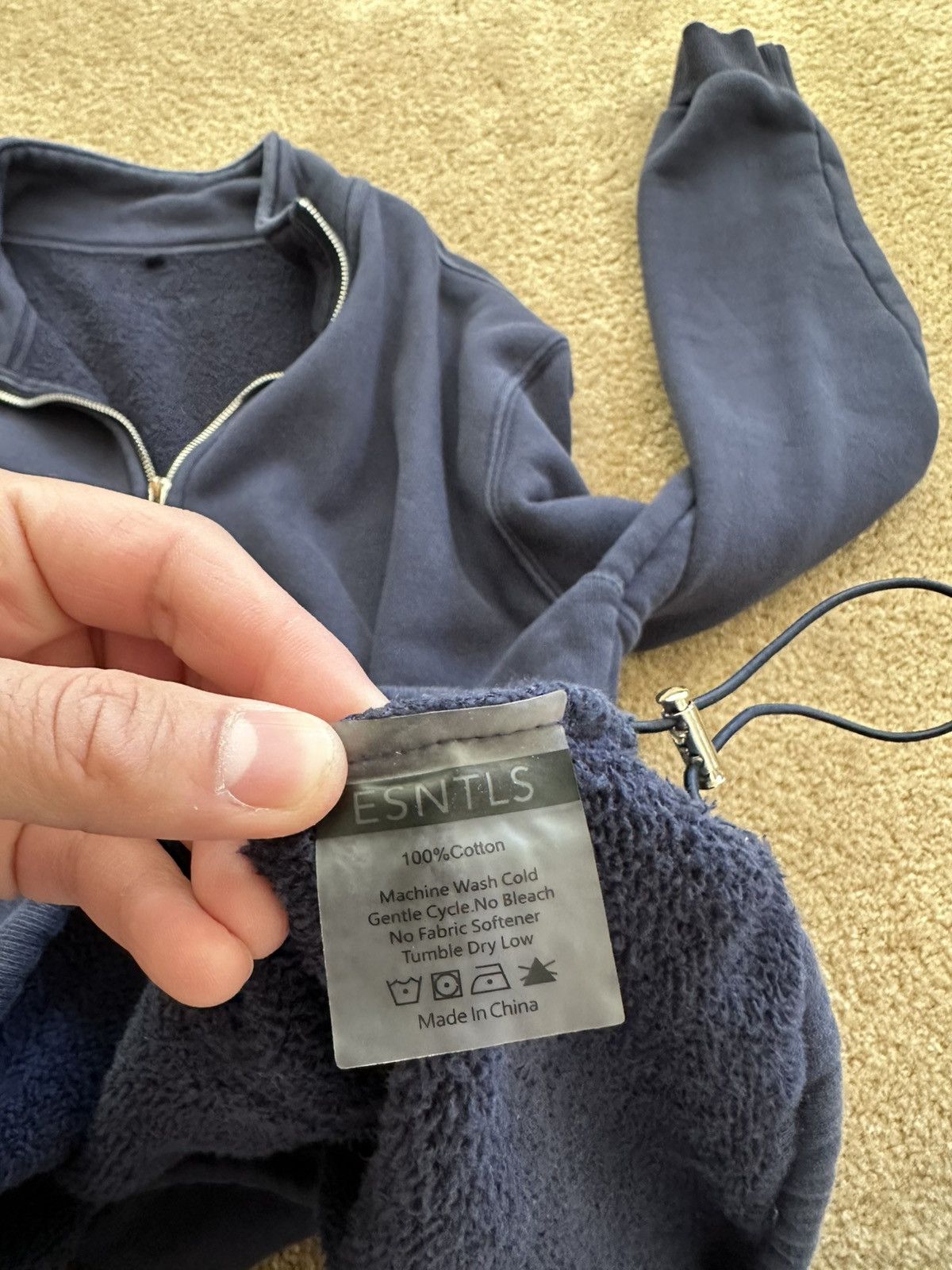 Other ESNTLS Half Zip Navy Blue Size US M / EU 48-50 / 2 - 7 Thumbnail