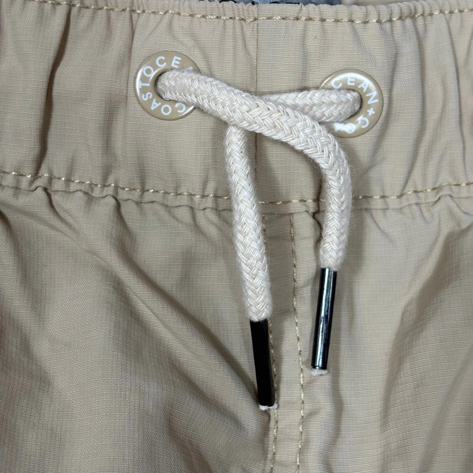 Other Ocean + Coast Boys Beige Nylon Shorts XL Size US 26 / EU 42 - 4 Thumbnail