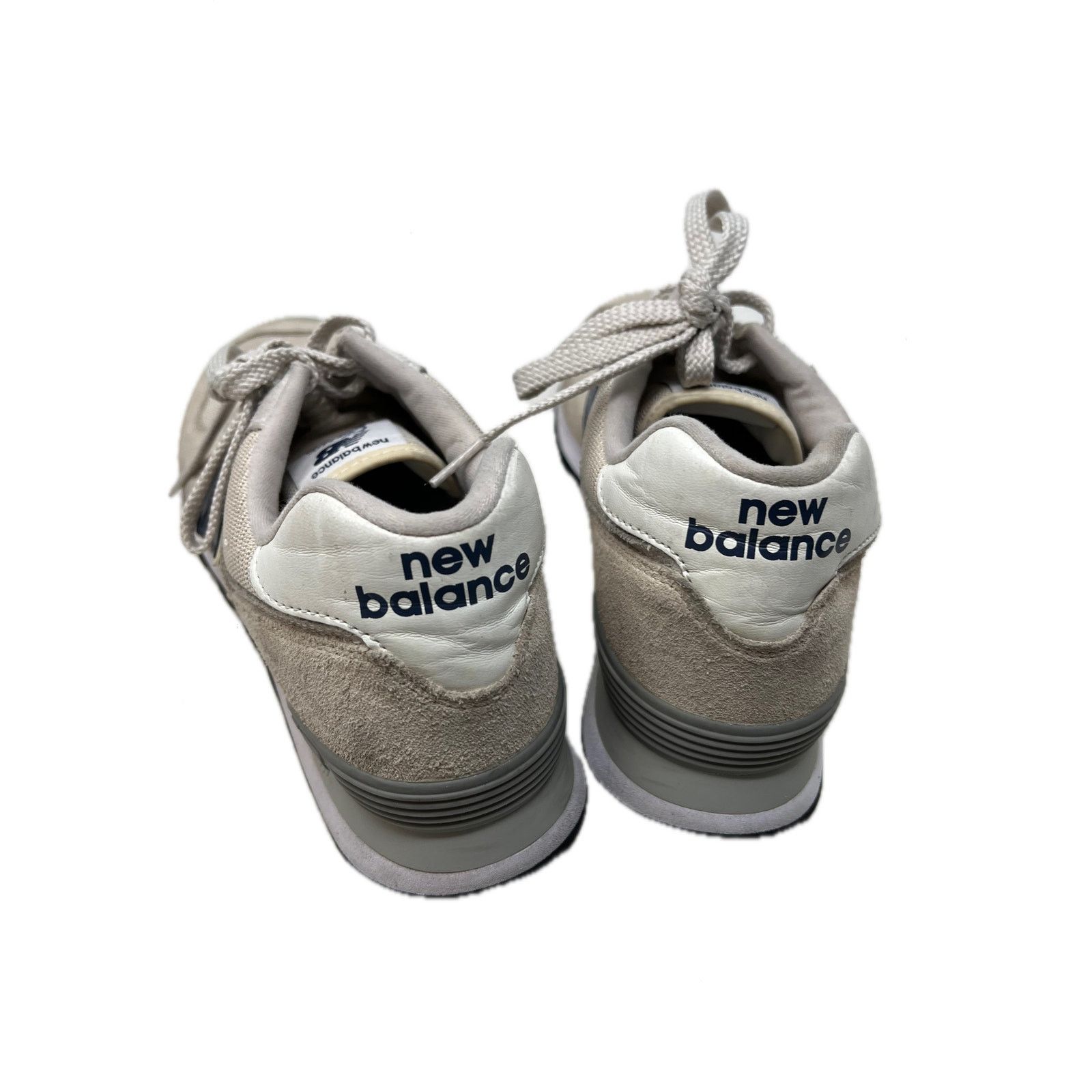 New Balance New Balance 574 Tan Navy Mens 10 Size US 10 / EU 43 - 6 Thumbnail
