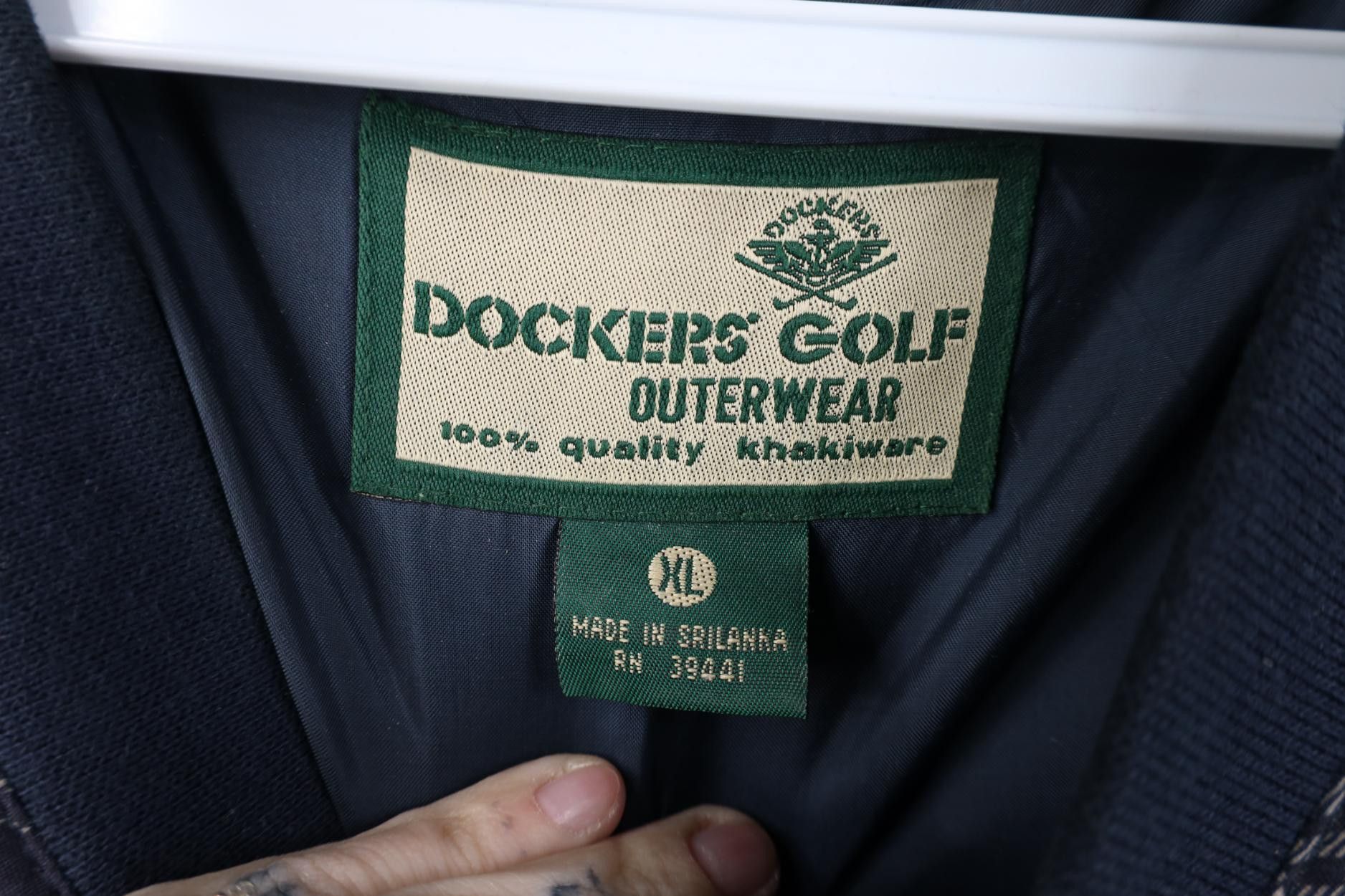 Dockers Vintage 90s Dockers Golf Pullover Windbreaker Jacket Plaid Size US XL / EU 56 / 4 - 8 Thumbnail