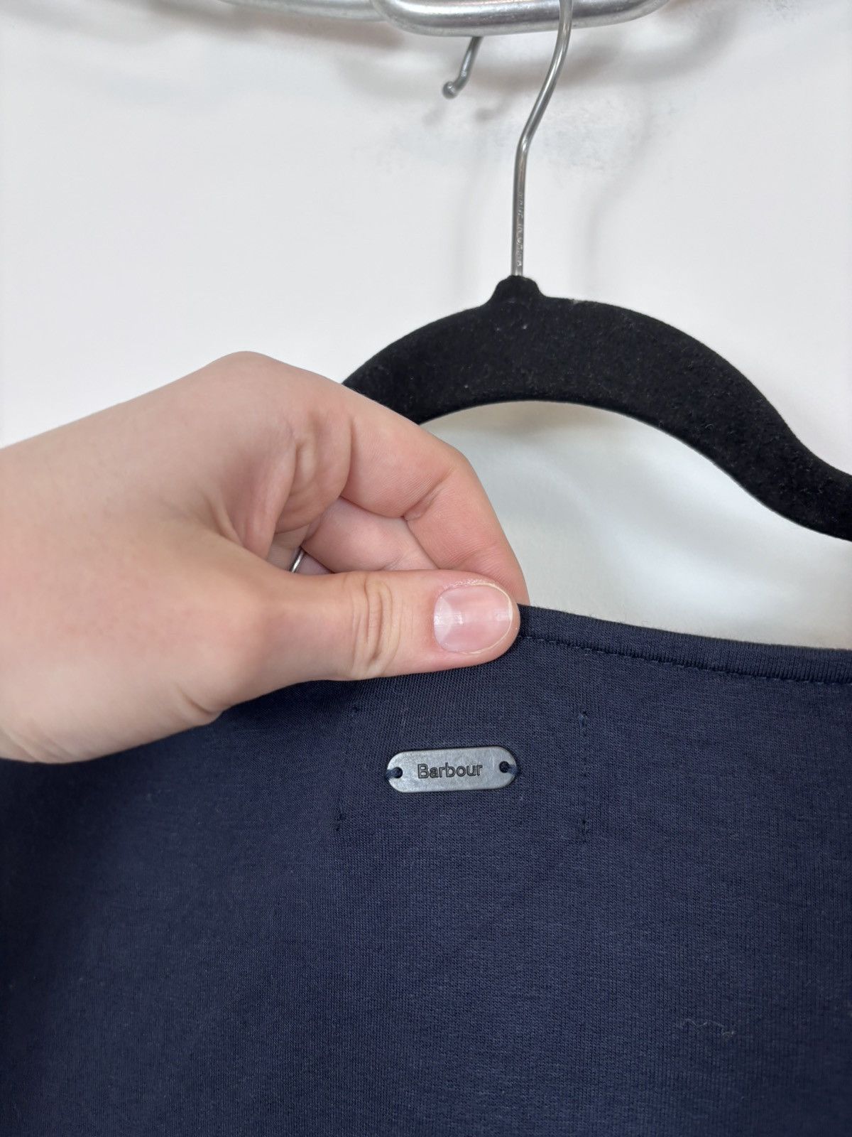 Barbour Barbour Winter Tartan Women’s Navy Blue Long Sleeve T-Shirt Size M / US 6-8 / IT 42-44 - 17 Thumbnail