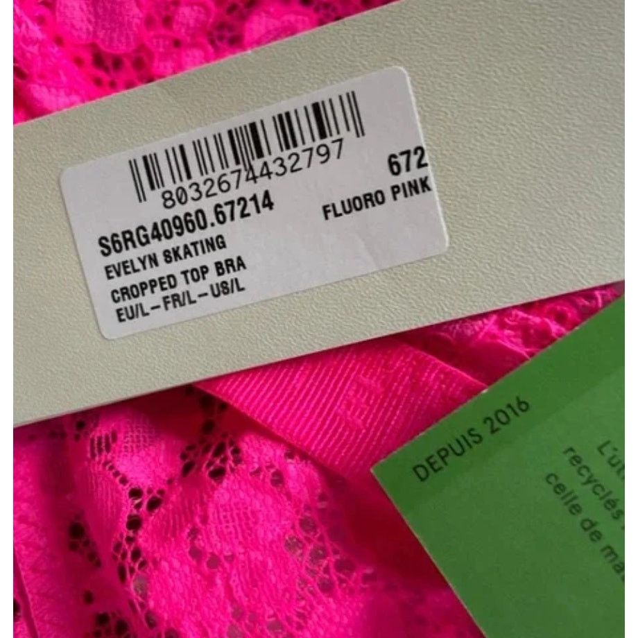Stella McCartney Stella McCartney Fuchsia lace Bra L Size ONE SIZE - 5 Thumbnail