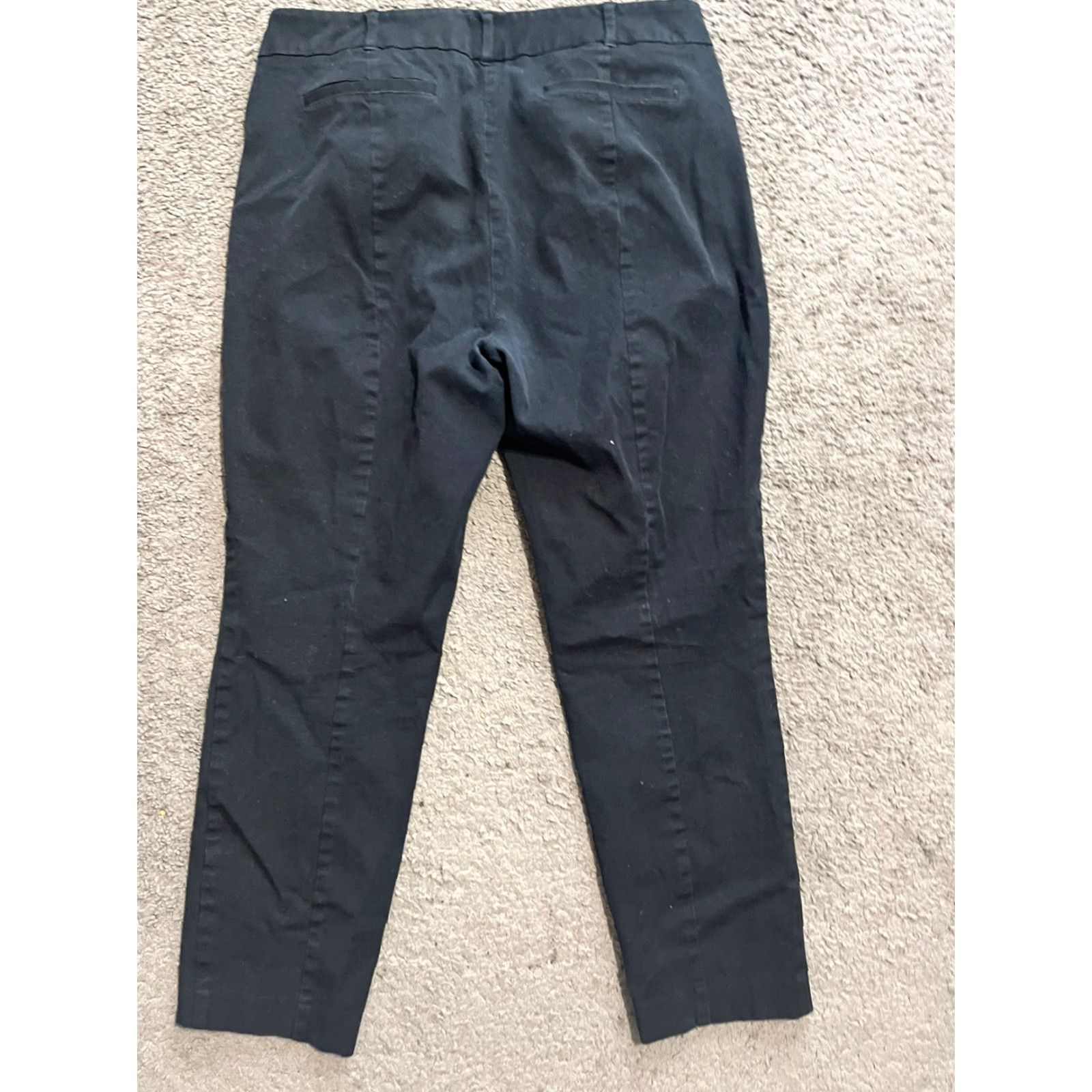 Avenue 7th Avenue Design Studio NY & Co. Pants Womens Black Dress Pants Ankle Crop Size 16 Size 38" / US 16 / IT 52 - 4 Thumbnail