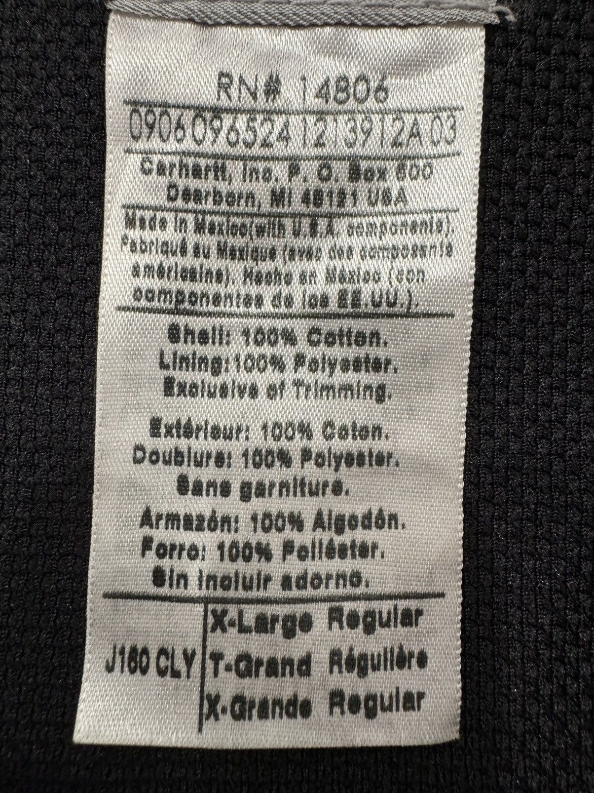 Carhartt Carhartt Active Jacket J160 CLY usa vintage og workwear Size US XL / EU 56 / 4 - 5 Thumbnail