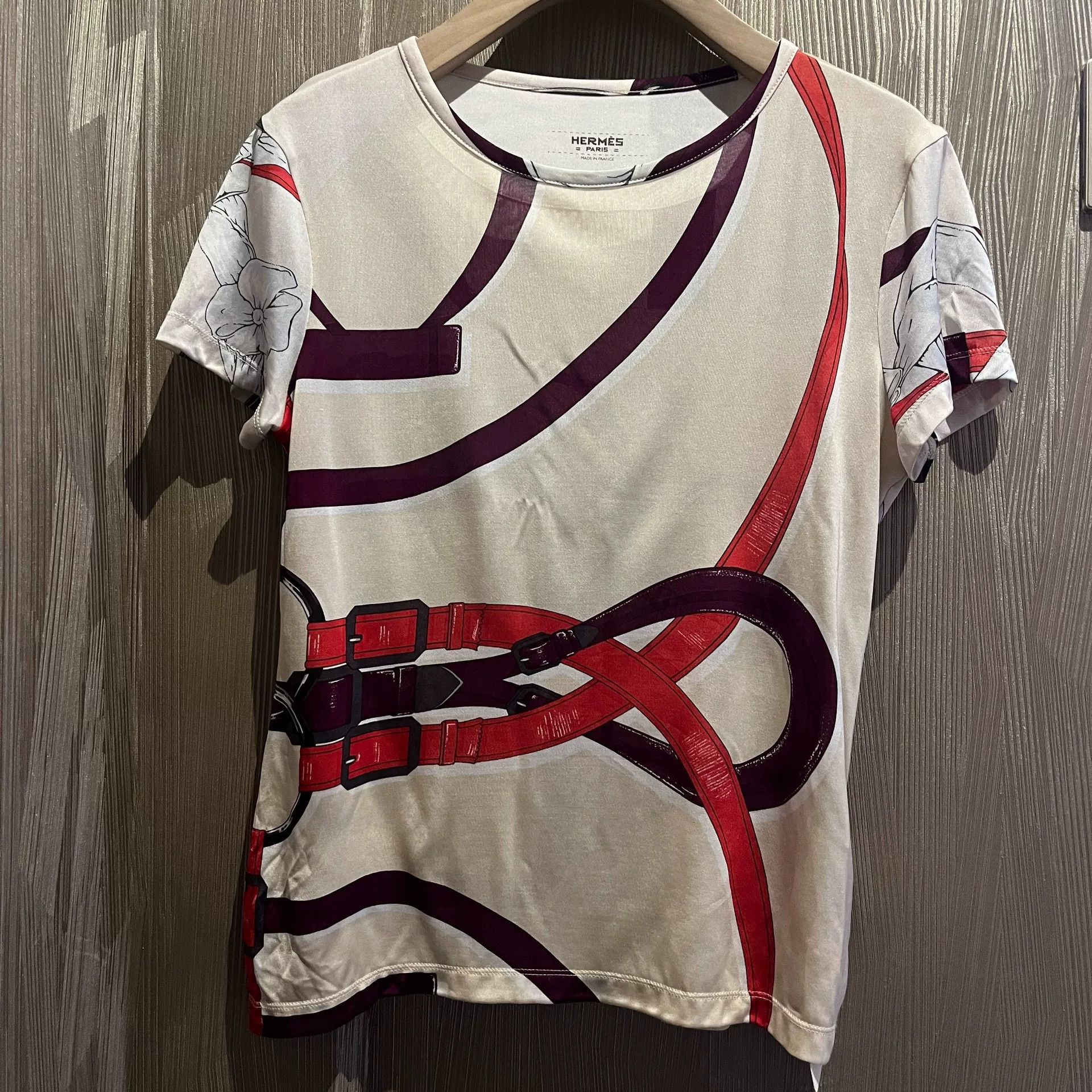 Hermes Hermes Silk Short Sleeve Top Size M / US 6-8 / IT 42-44 - 1 Thumbnail