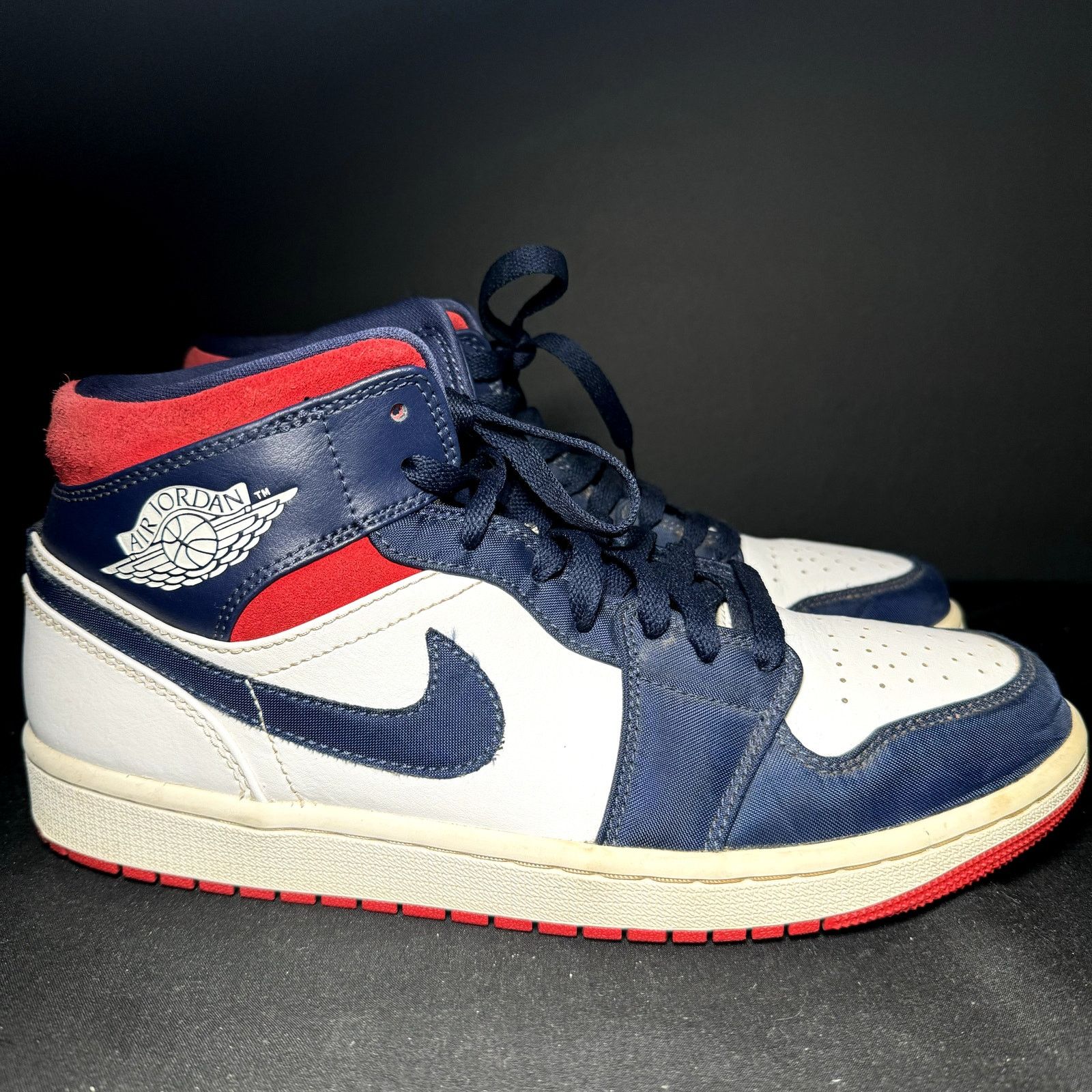 Jordan Brand × Nike Nike Air Jordan 1 Mid SE Olympic Men's Shoes - Size 9.5 Size US 9.5 / EU 42-43 - 1 Thumbnail